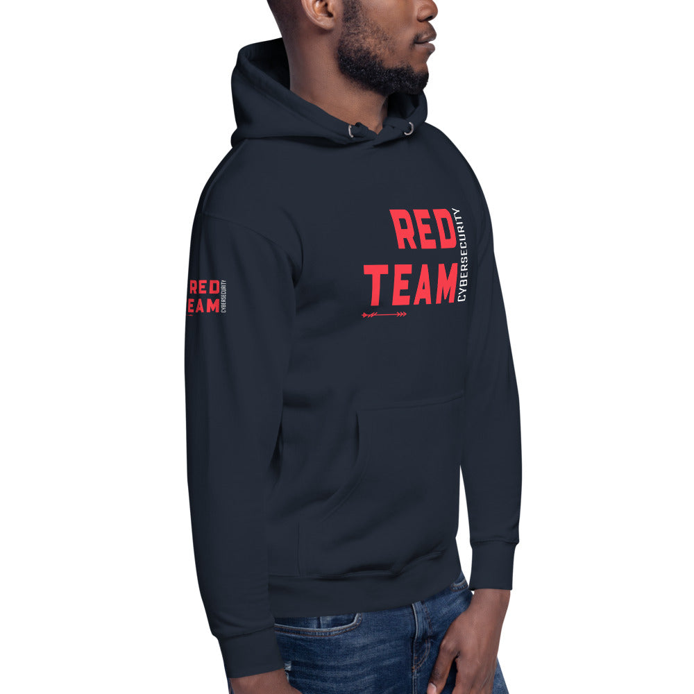 Cyber Security Red Team v7 - Unisex Hoodie by DarkByteGear