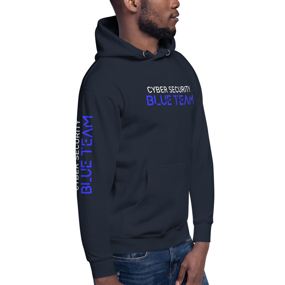 Cybersecurity Blue Team v4 - Unisex Hoodie by DarkByteGear