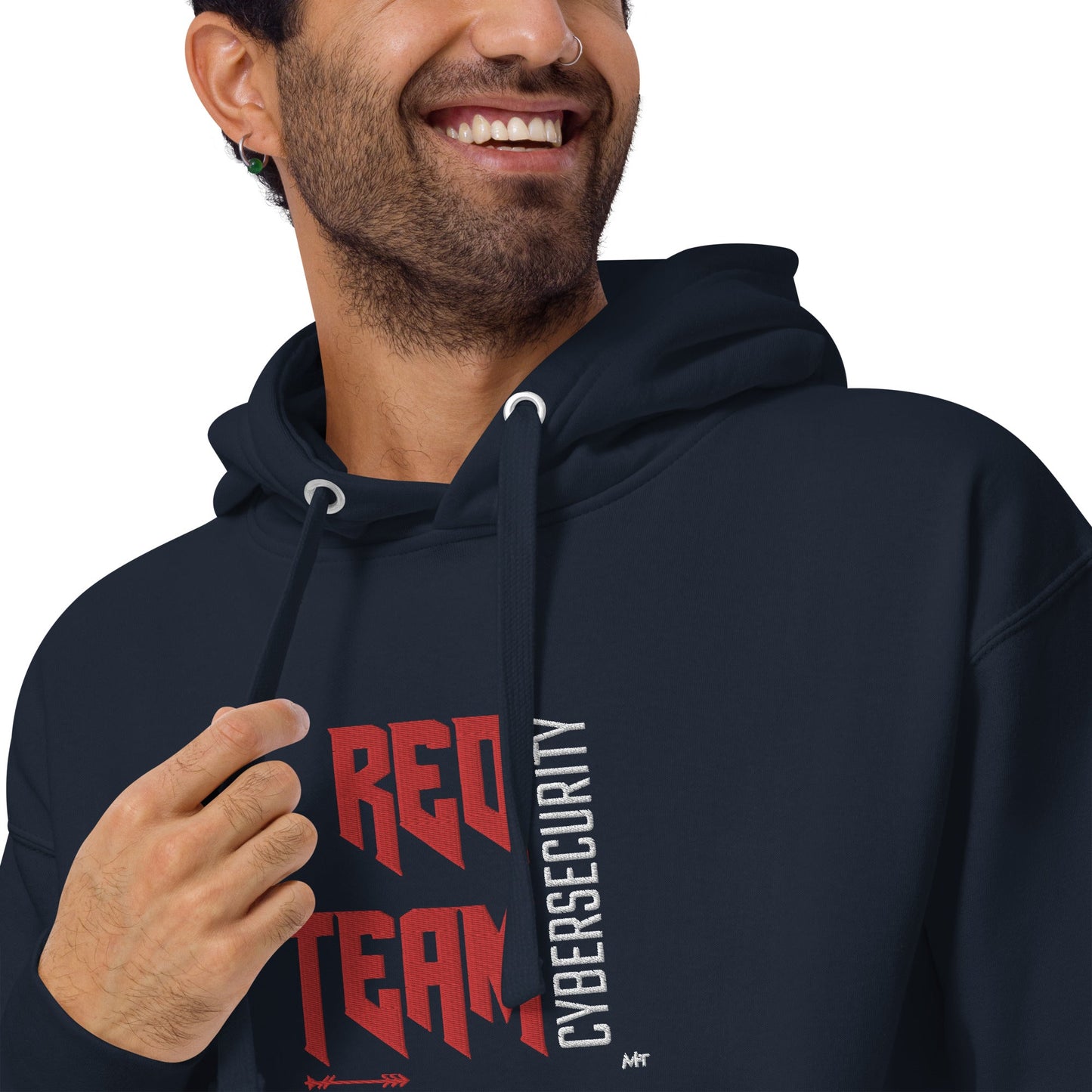 Cyber Security Red Team V9 - Unisex Hoodie Embroidered by DarkByteGear