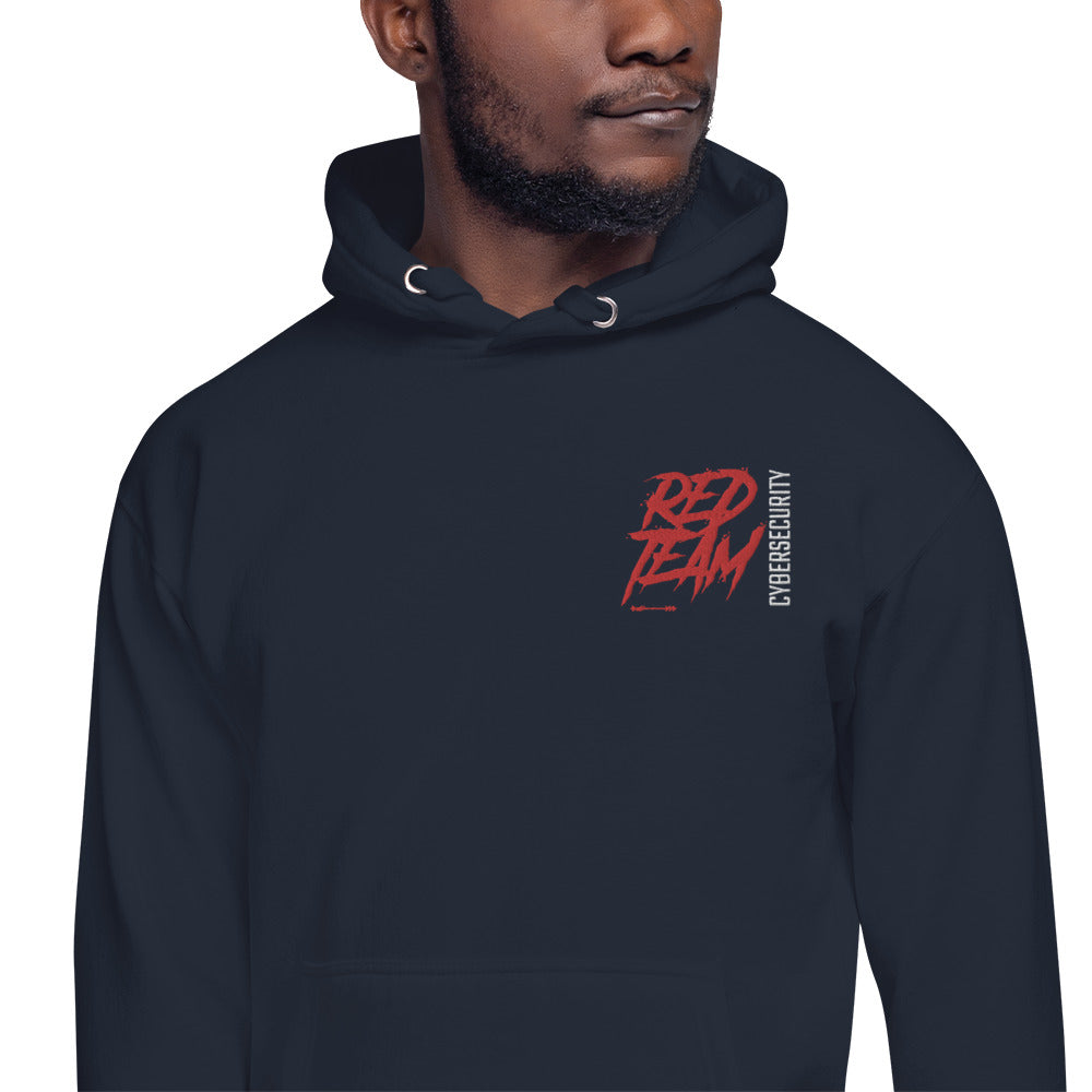 Cyber Security Red Team V10 - Unisex Hoodie (embroidered) by DarkByteGear
