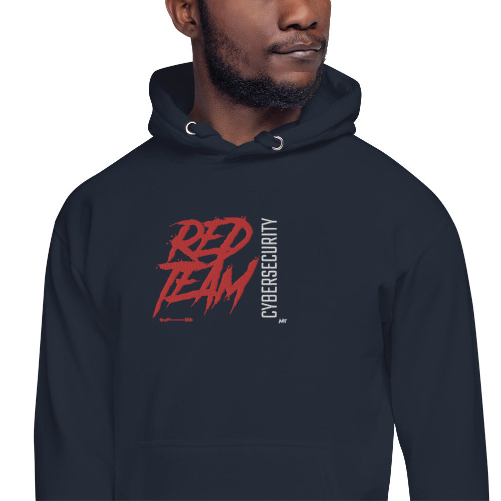 Cyber Security Red Team V10 - Unisex Hoodie (embroidered) by DarkByteGear