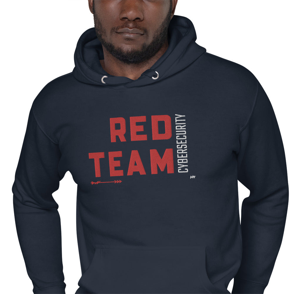 Cyber Security Red Team V7 - Unisex Hoodie Embroidery by DarkByteGear