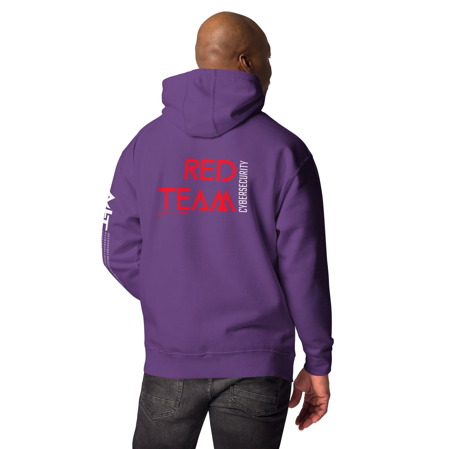 Cyber Security Red Team V4 - Unisex Hoodie ( Back Print ) by DarkByteGear