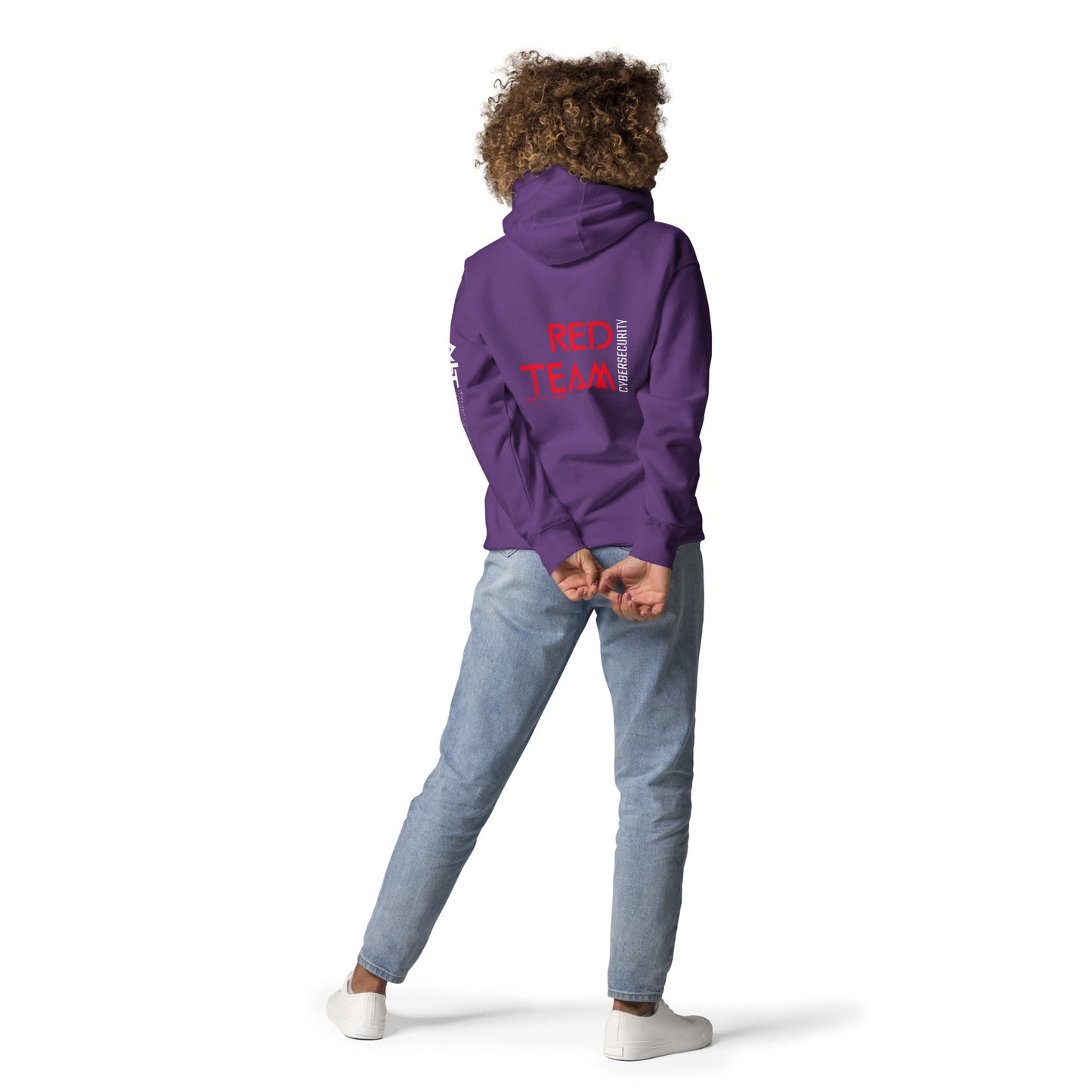 Cyber Security Red Team V4 - Unisex Hoodie ( Back Print ) by DarkByteGear