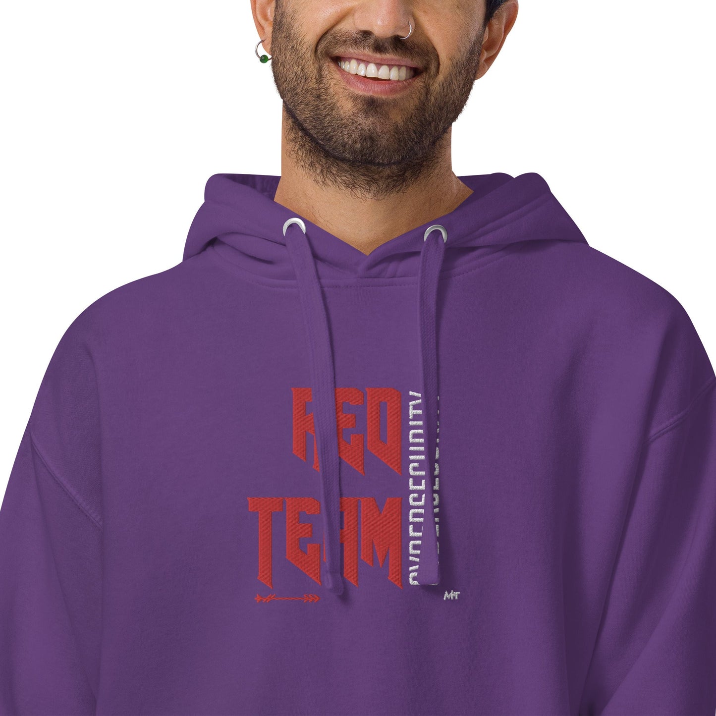 Cyber Security Red Team V9 - Unisex Hoodie Embroidered by DarkByteGear