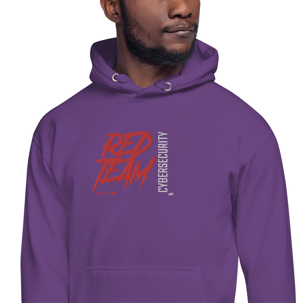 Cyber Security Red Team V10 - Unisex Hoodie (embroidered) by DarkByteGear