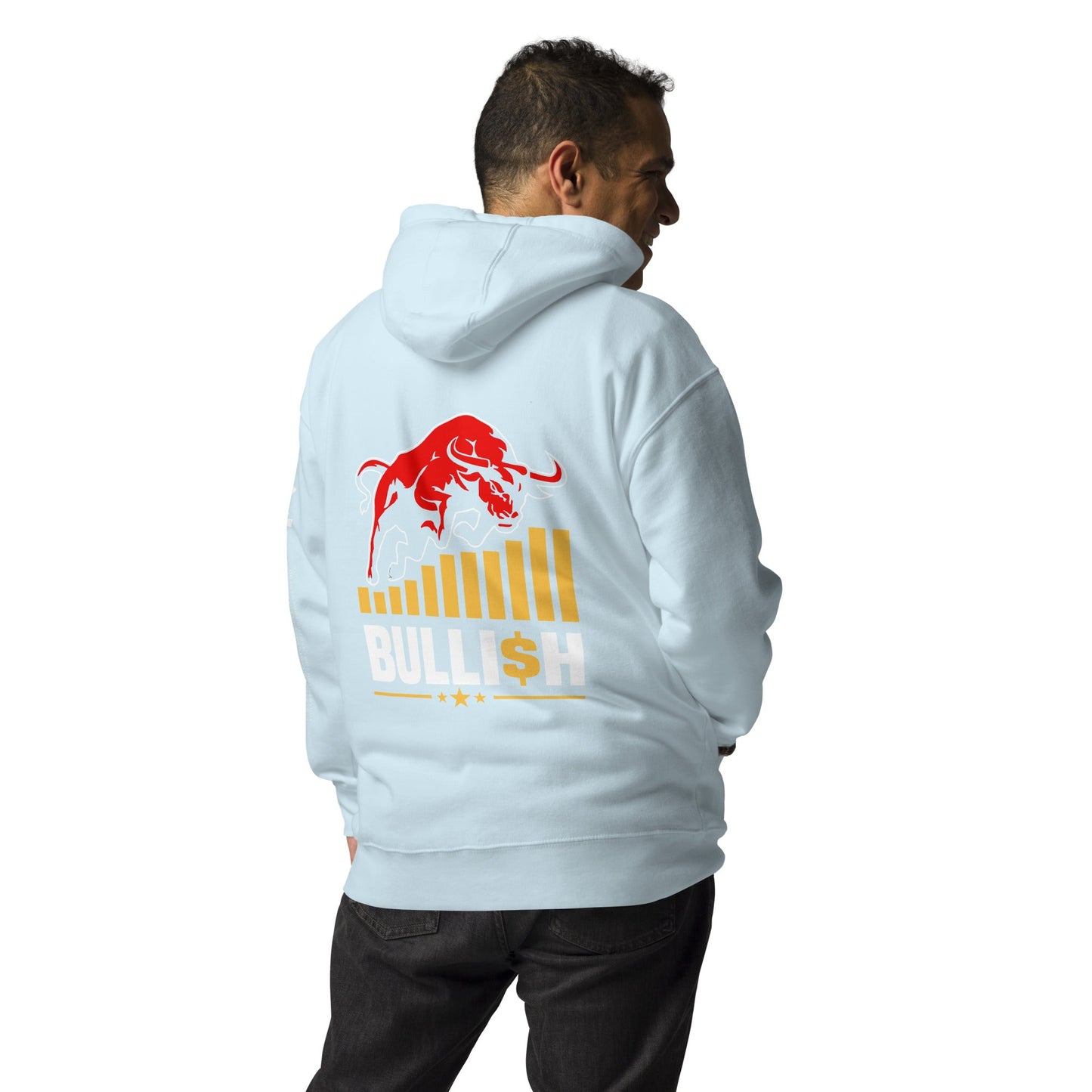 BULLI$H - Unisex Hoodie ( Back Print ) by DarkByteGear