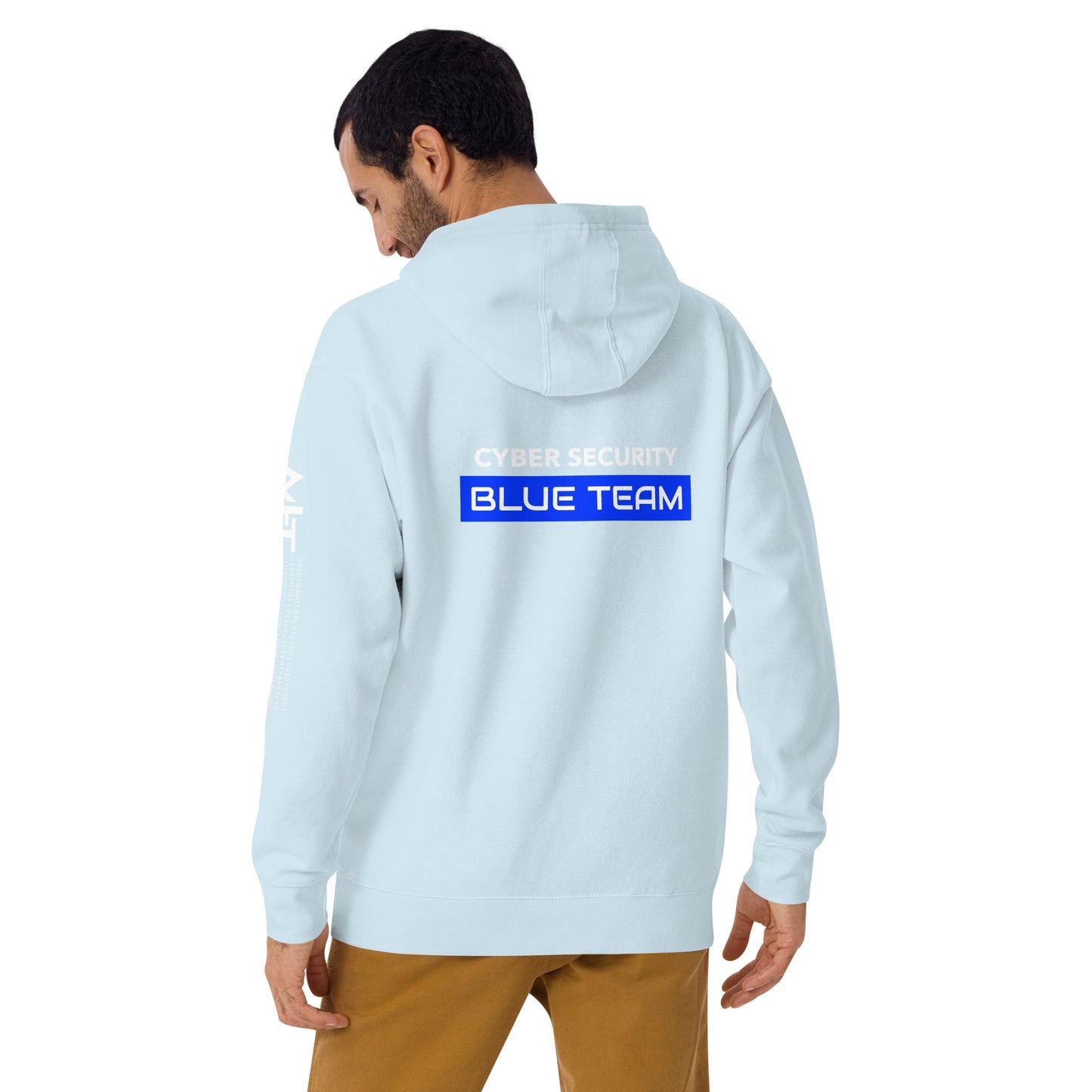 Cyber Security Blue Team V12 - Unisex Hoodie ( Back Print ) by DarkByteGear