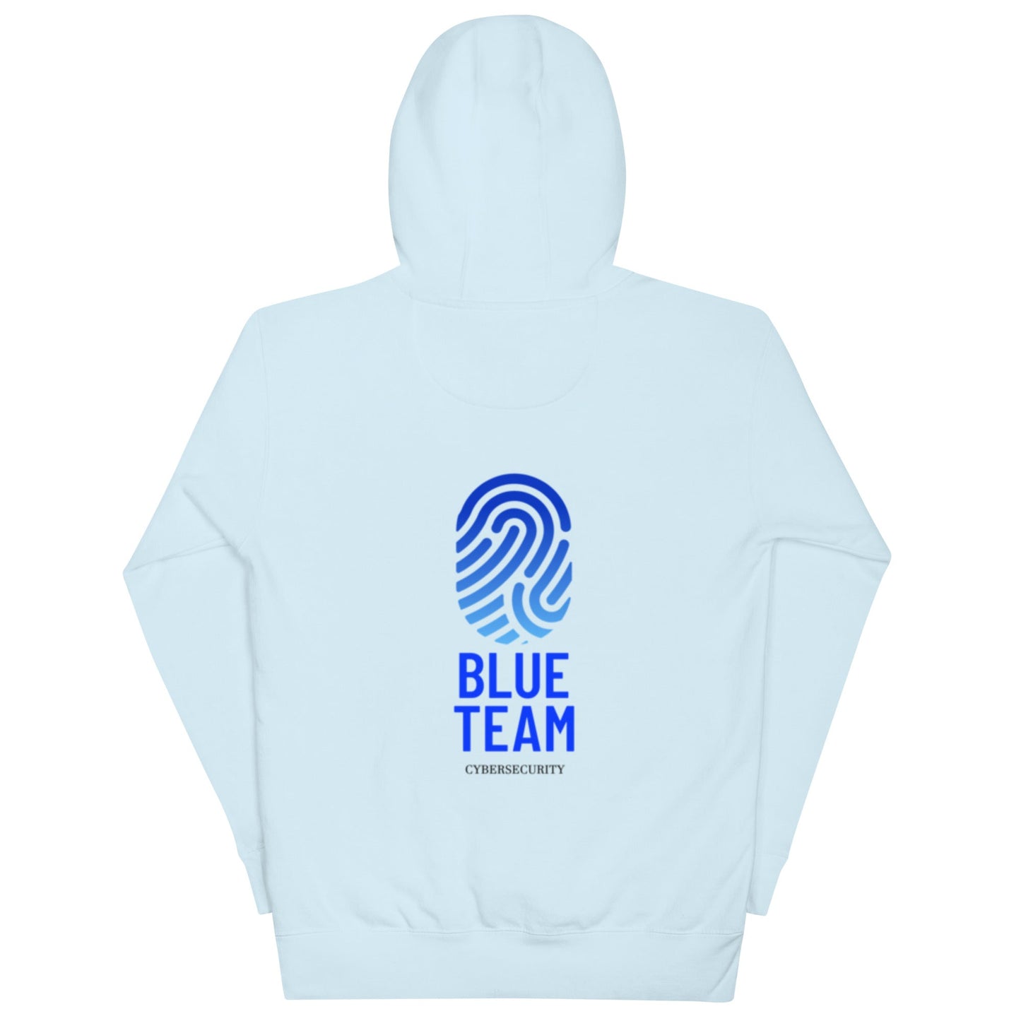 Cyber Security Blue Team v2 - Unisex Hoodie ( Back Print ) by DarkByteGear