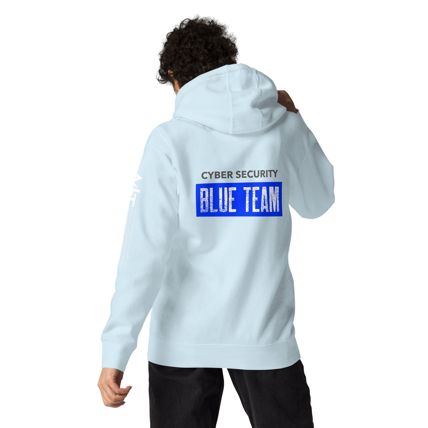 Cyber Security Blue Team V5 - Unisex Hoodie ( Back Print ) by DarkByteGear