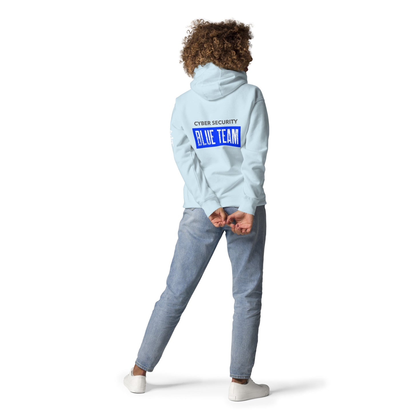 Cyber Security Blue Team V5 - Unisex Hoodie ( Back Print ) by DarkByteGear