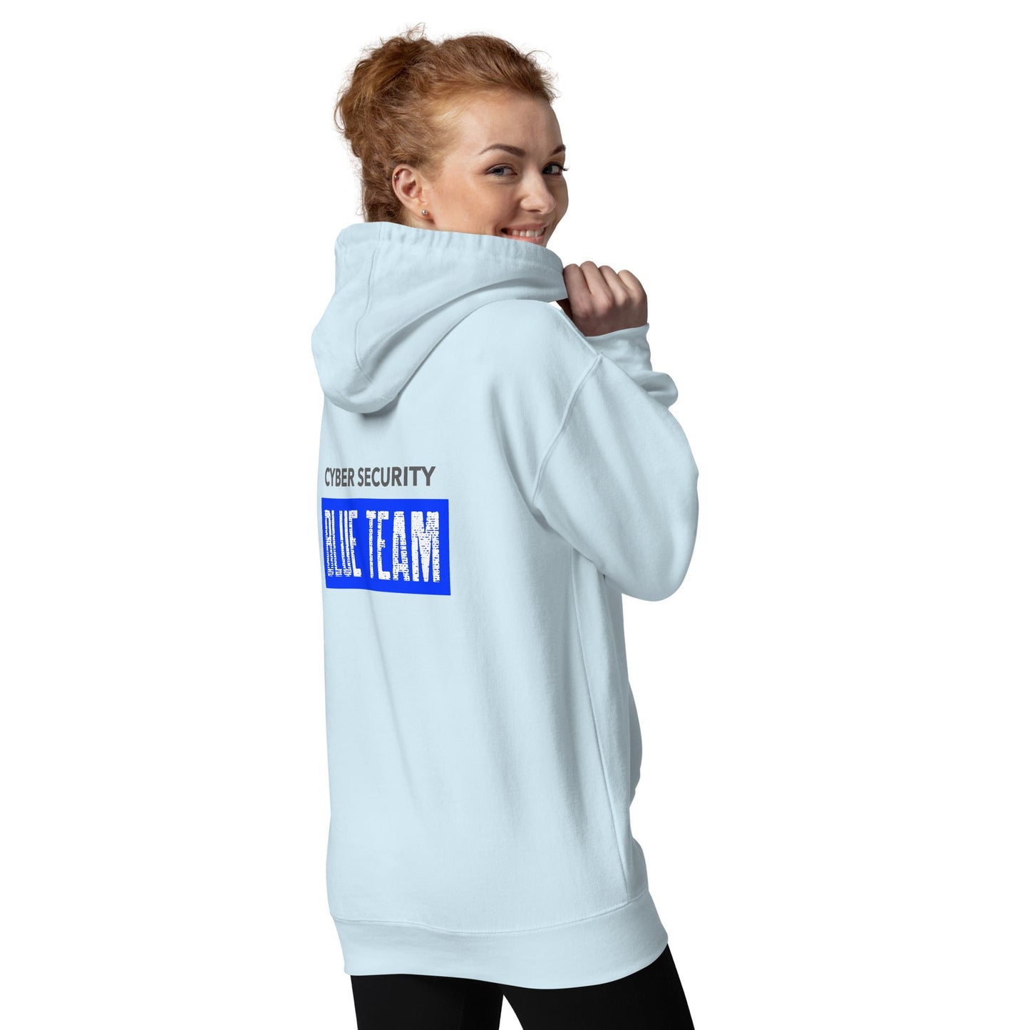 Cyber Security Blue Team V5 - Unisex Hoodie ( Back Print ) by DarkByteGear