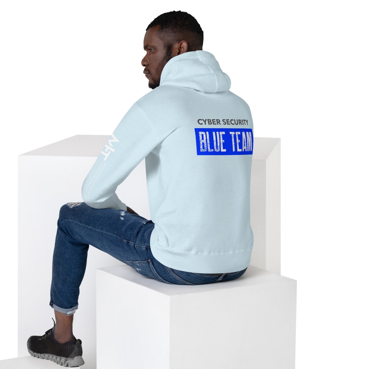 Cyber Security Blue Team V5 - Unisex Hoodie ( Back Print ) by DarkByteGear