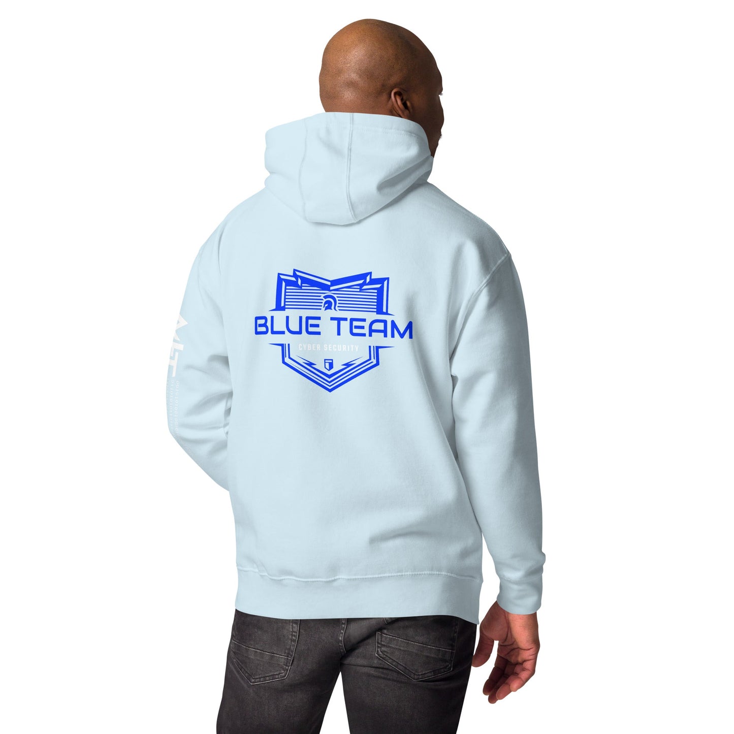 Cyber Security Blue Team V17 - Unisex Hoodie ( Back Print ) by DarkByteGear