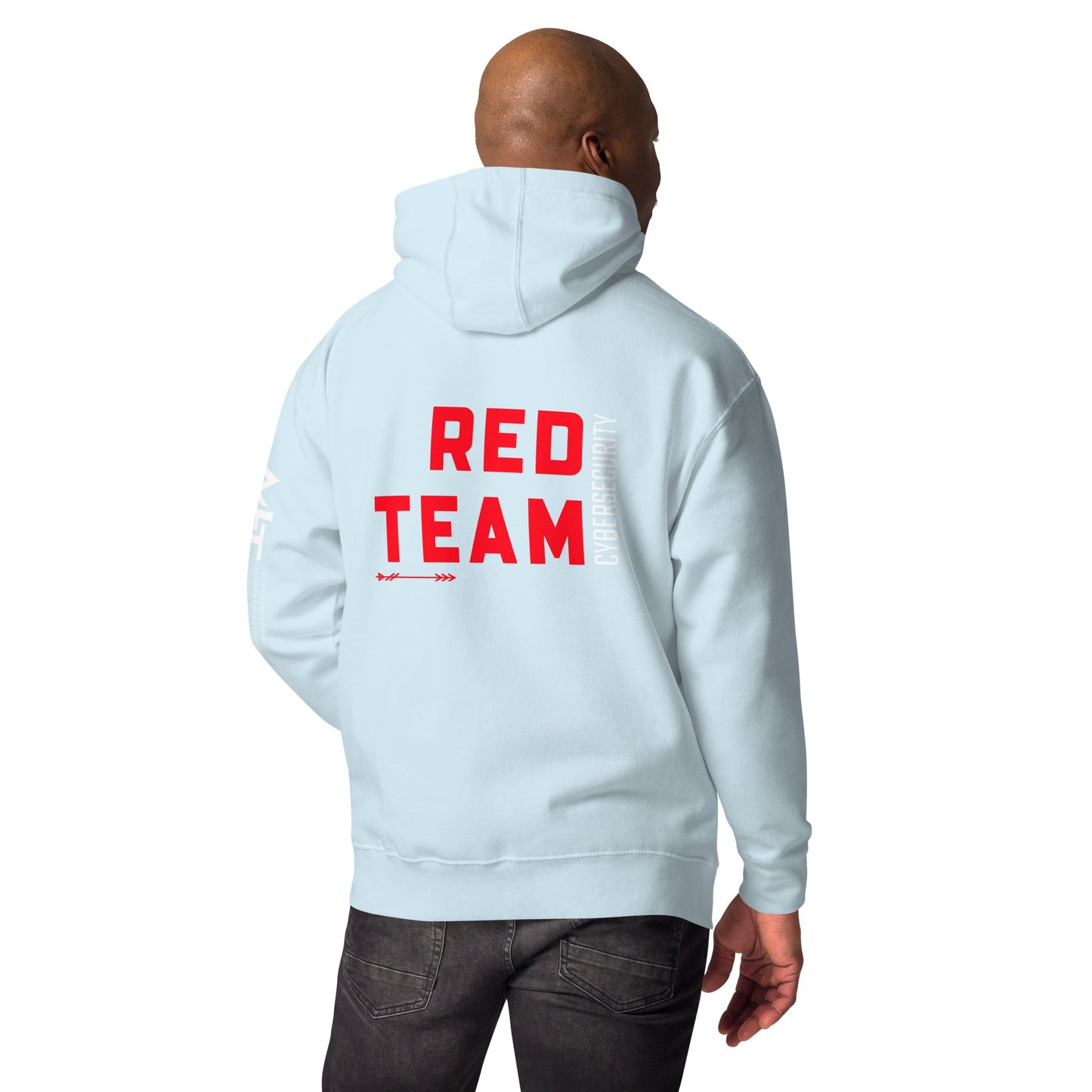Cyber Security Red Team V8 - Unisex Hoodie ( Back Print ) by DarkByteGear