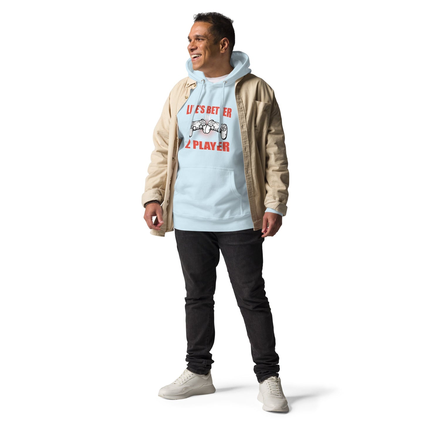 Life's Better in Two Players - Unisex Hoodie by DarkByteGear