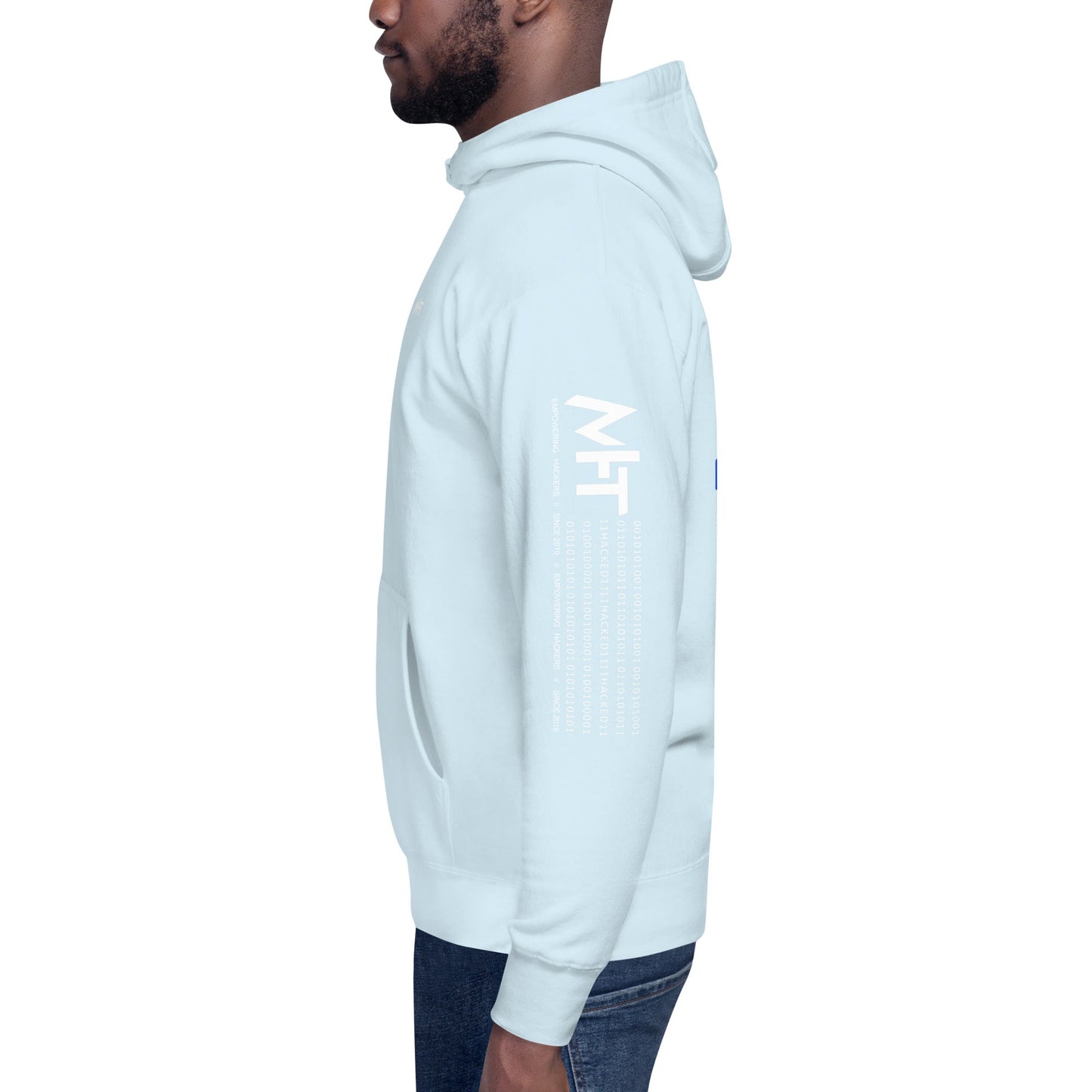 Cyber Security Blue Team V17 - Unisex Hoodie ( Back Print ) by DarkByteGear