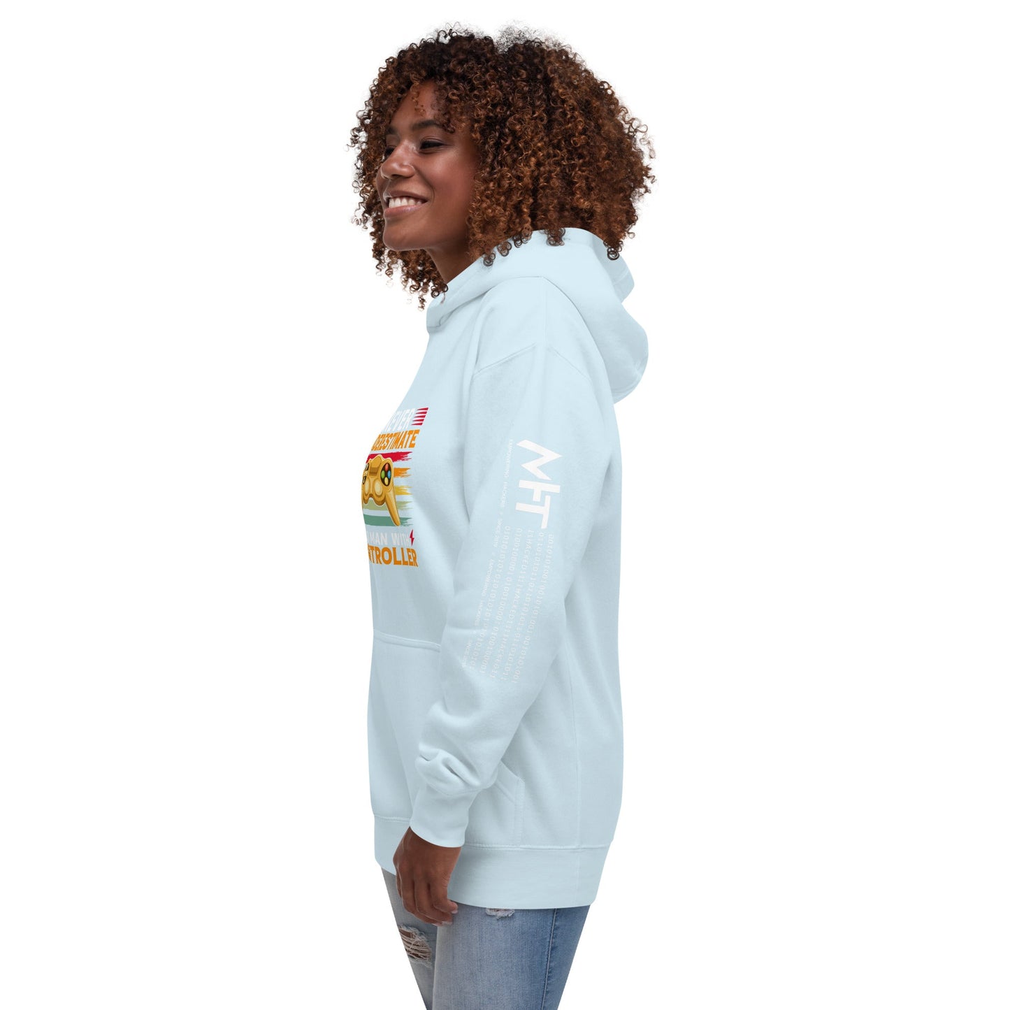 Never Underestimate an old man with a controller - Unisex Hoodie by DarkByteGear
