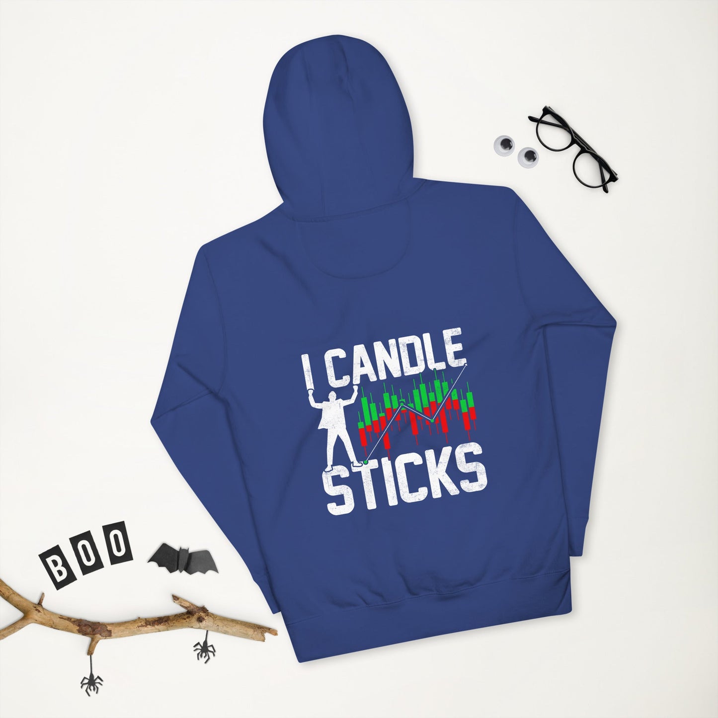 I Candle Stick - Unisex Hoodie ( Back Print ) by DarkByteGear