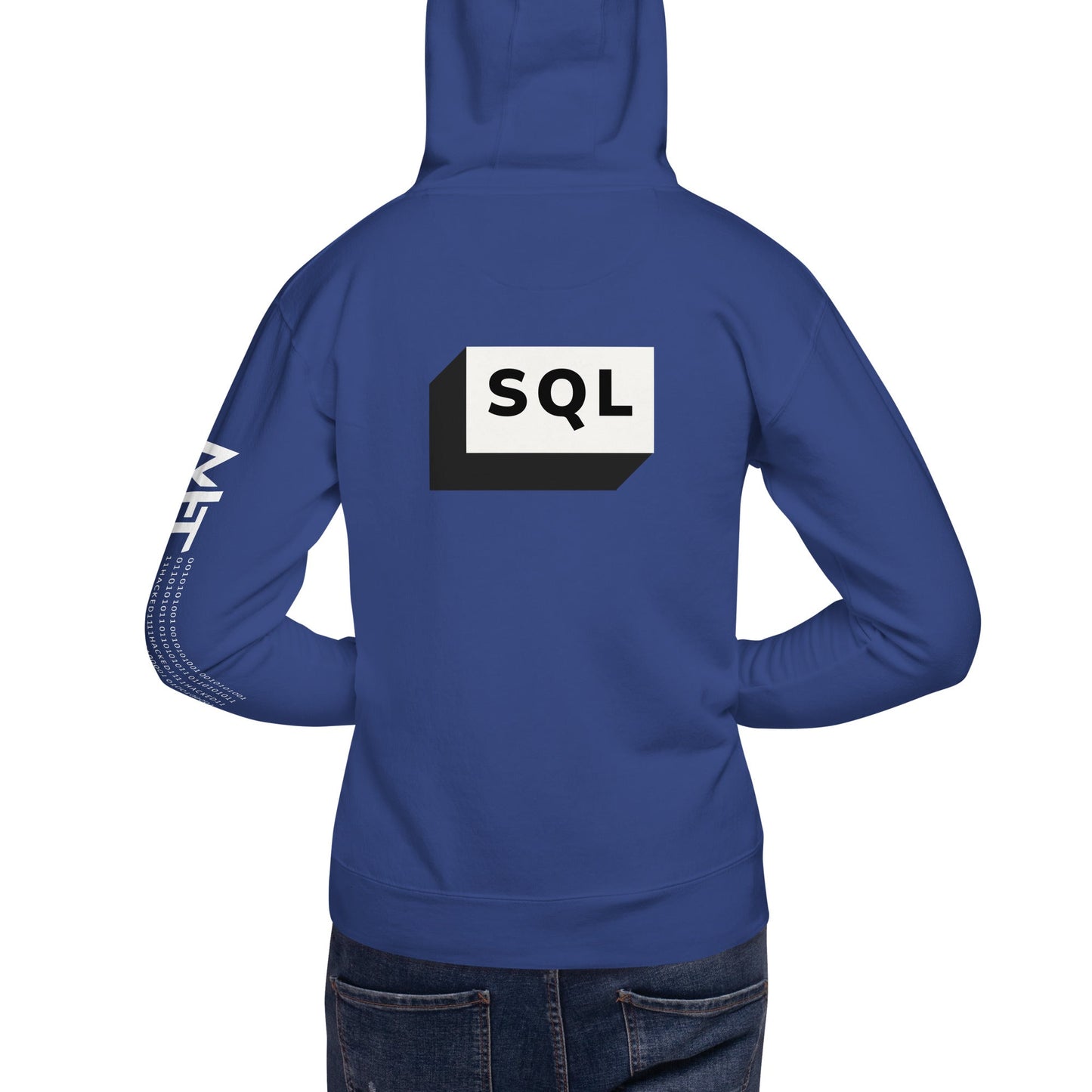 SQL - Unisex Hoodie (back print) by DarkByteGear