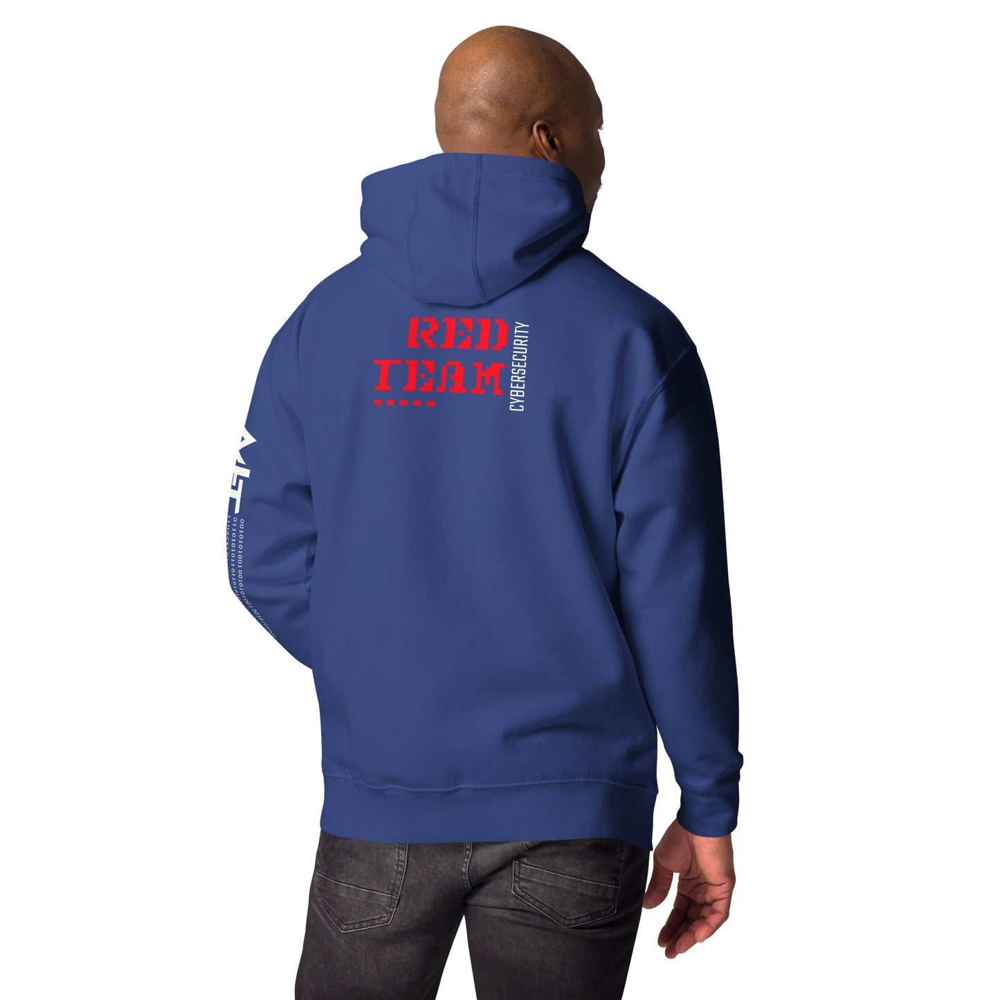 Cyber Security Red Team V15 - Unisex Hoodie (back print) by DarkByteGear