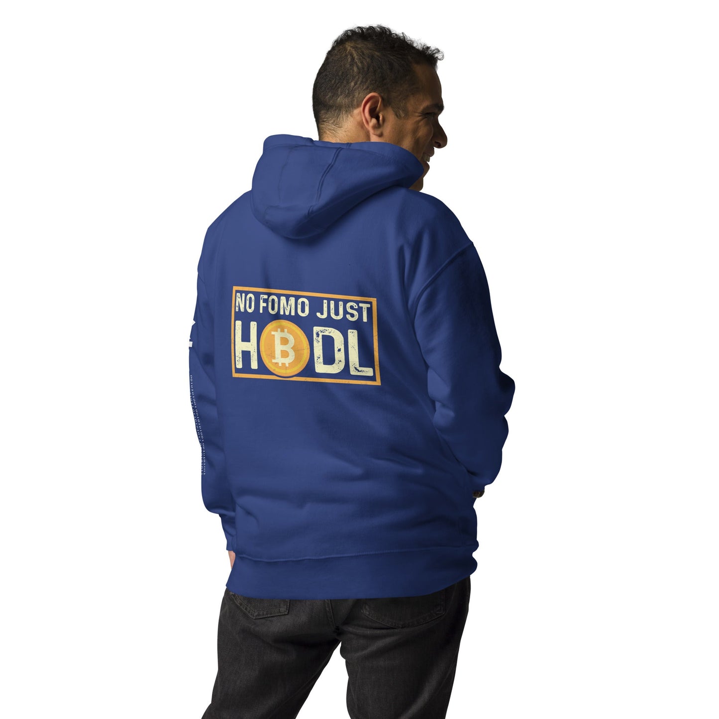 No Fomo Just HBDL - Unisex Hoodie (Back Print) by DarkByteGear