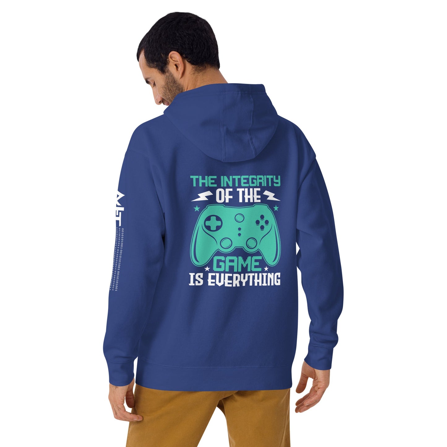 The integrity of the Game is Everything (Swarna) - Unisex Hoodie ( Back Print ) by DarkByteGear