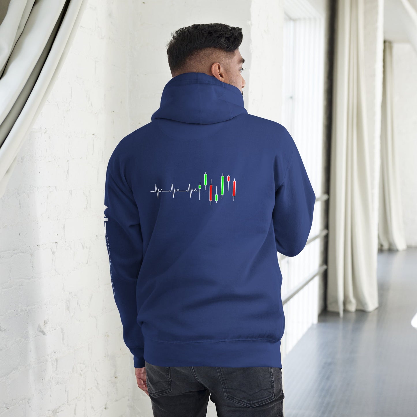 Forex Vector ( ) V1 - Unisex Hoodie ( Back Print ) by DarkByteGear