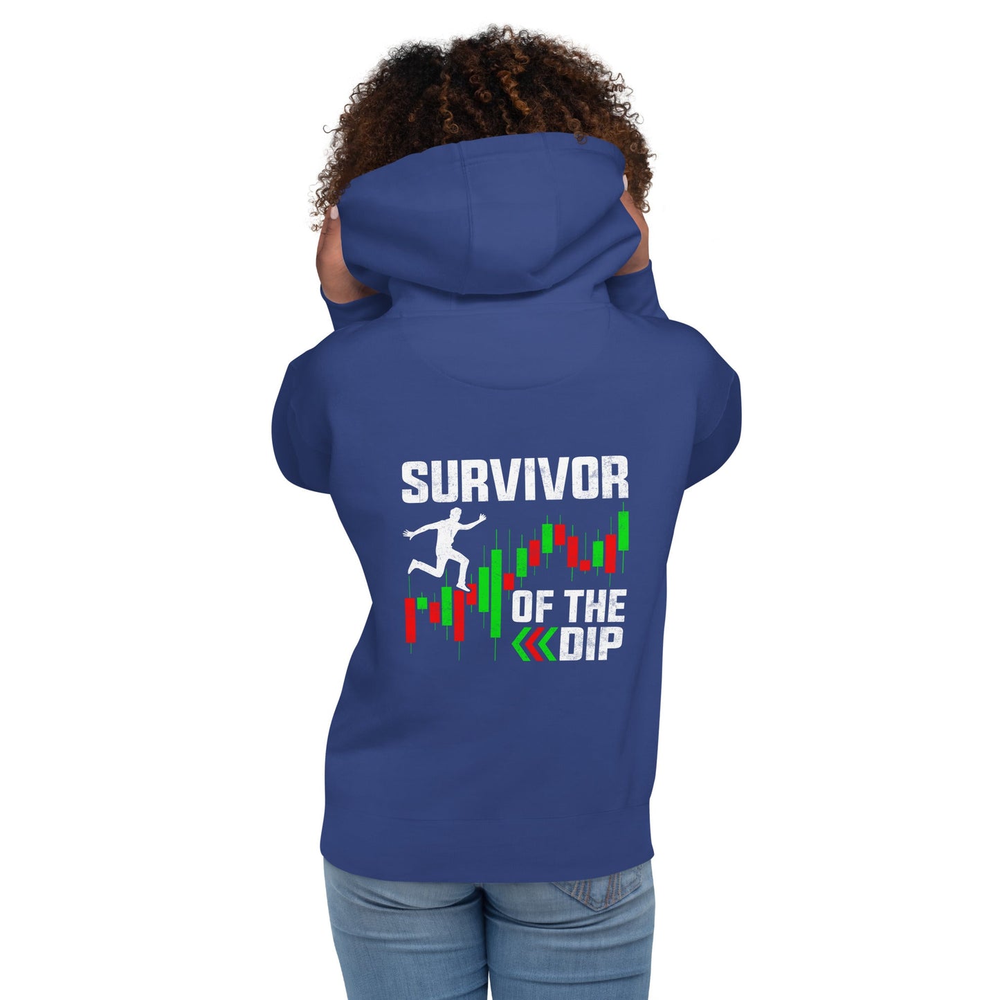 Survivor of the Dip - Unisex Hoodie ( Back Print ) by DarkByteGear