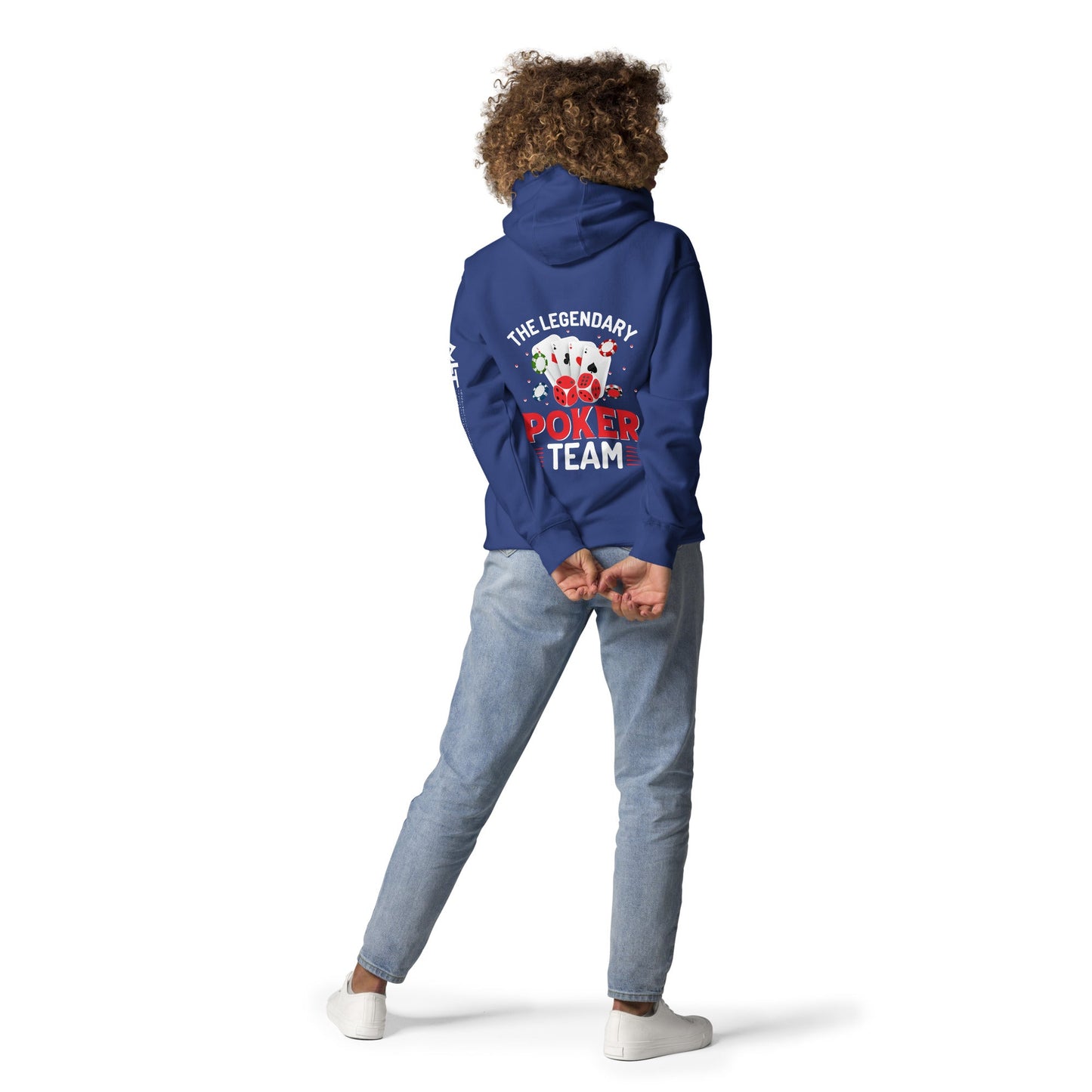The Legendary Poker Team - Unisex Hoodie ( Back Print ) by DarkByteGear