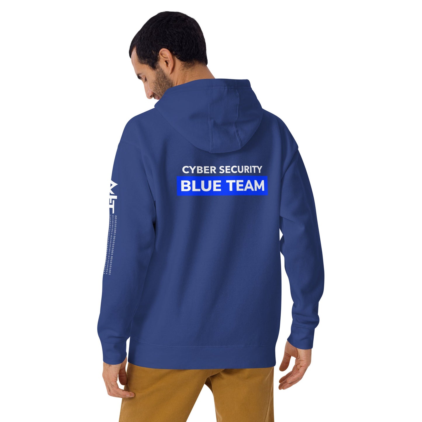 Cyber Security Blue Team V11 - Unisex Hoodie ( Back Print ) by DarkByteGear