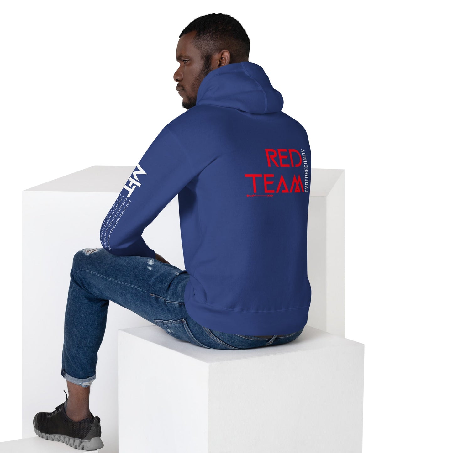 Cyber Security Red Team V4 - Unisex Hoodie ( Back Print ) by DarkByteGear