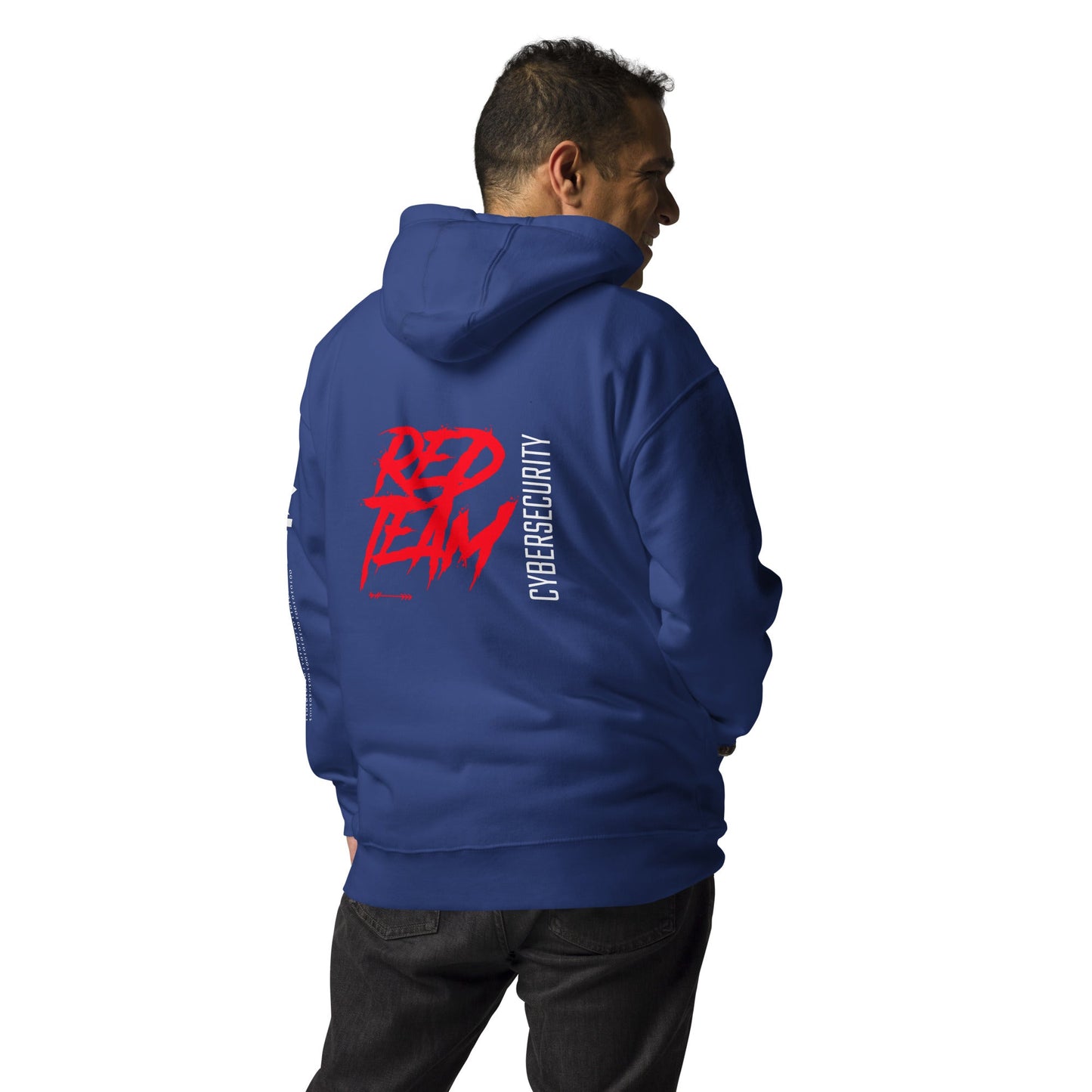 Cyber Security Red Team V6 - Unisex Hoodie ( Back Print ) by DarkByteGear