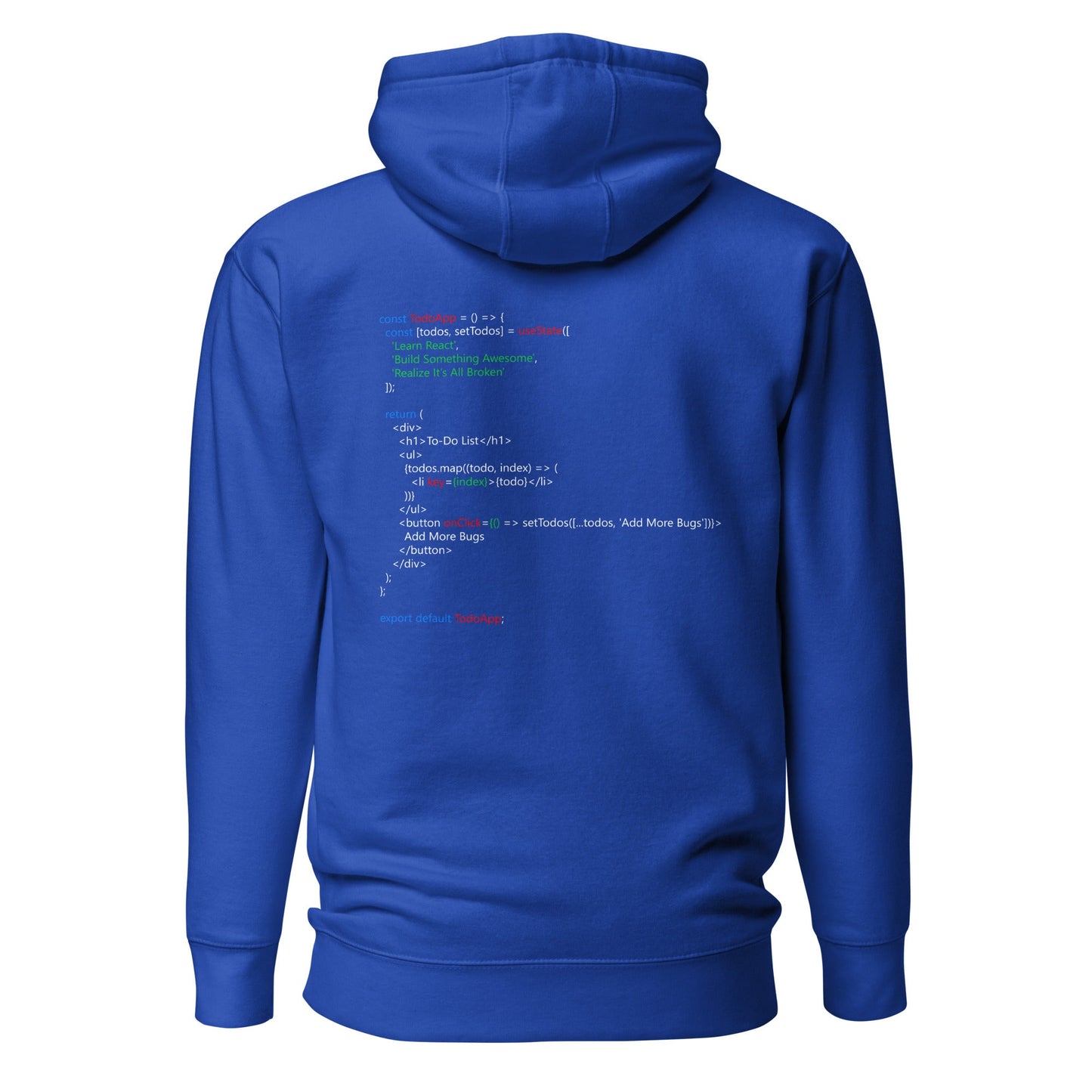The Classic To-Do List - Unisex Hoodie (back print) by DarkByteGear