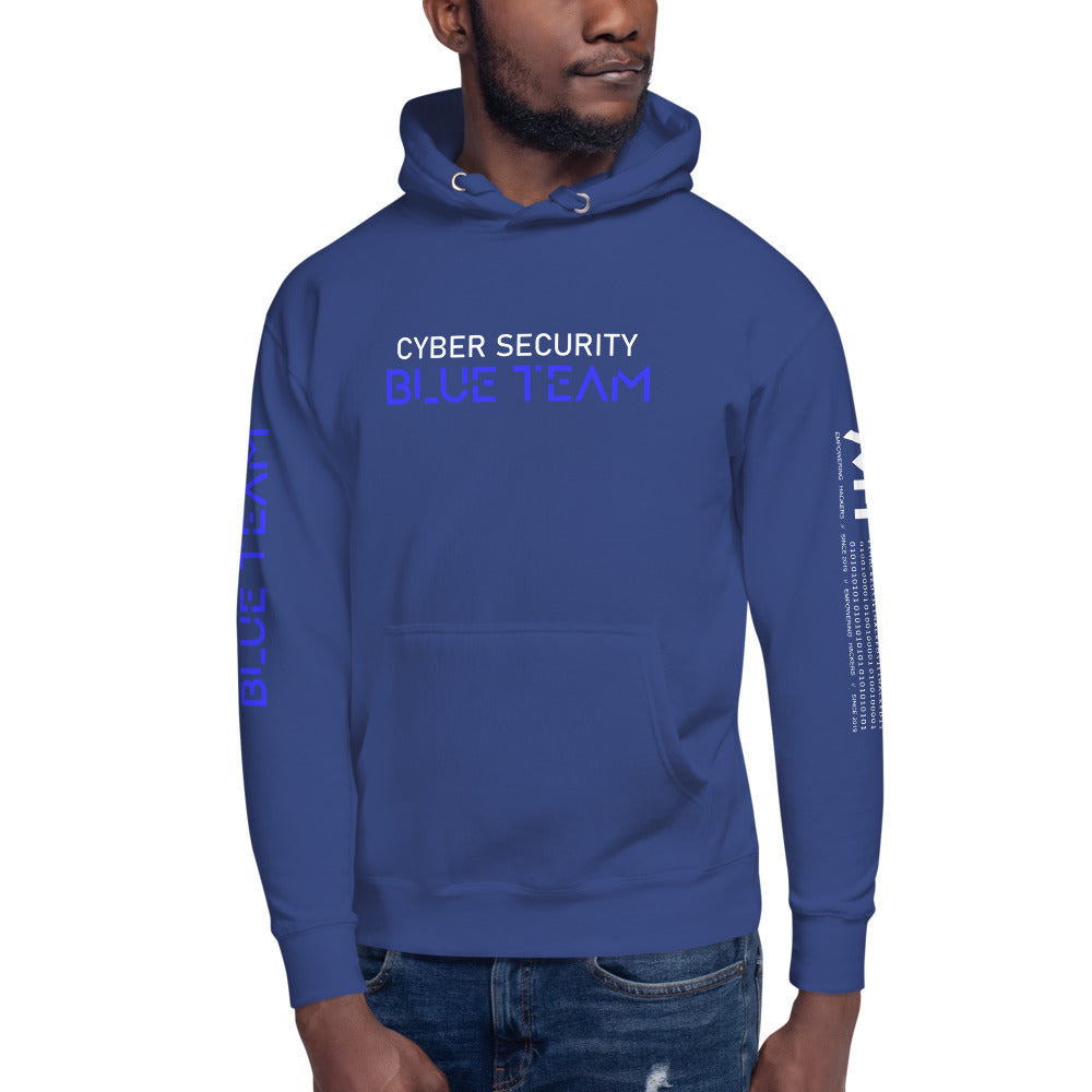 Cybersecurity Blue Team v4 - Unisex Hoodie by DarkByteGear