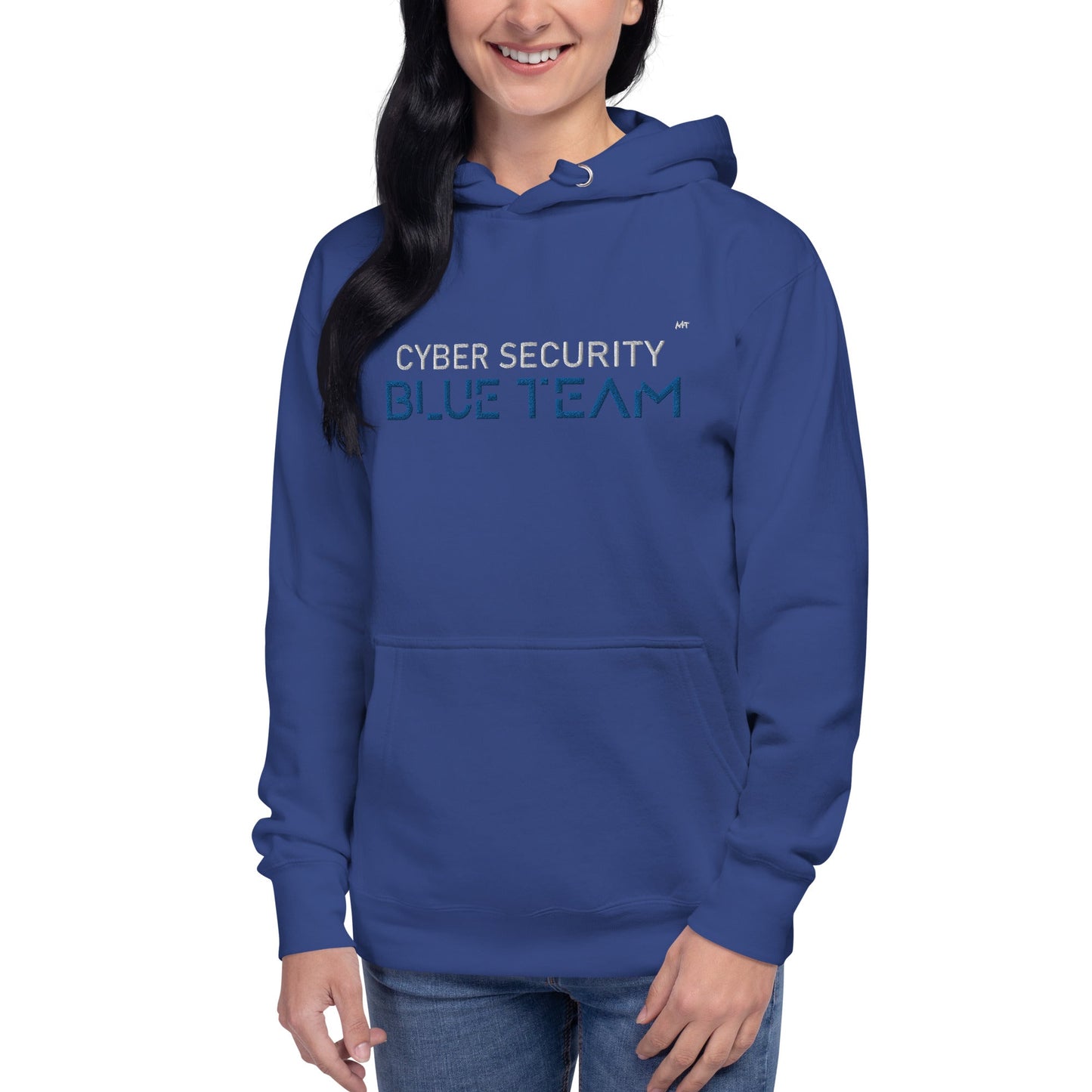 Cybersecurity Blue Team v4 - Unisex Hoodie (embroidered) by DarkByteGear