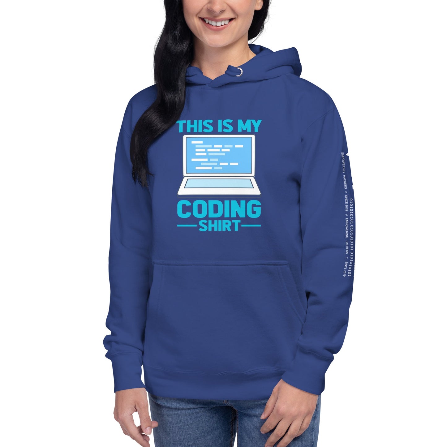 This is my coding shirt - Unisex Hoodie by DarkByteGear