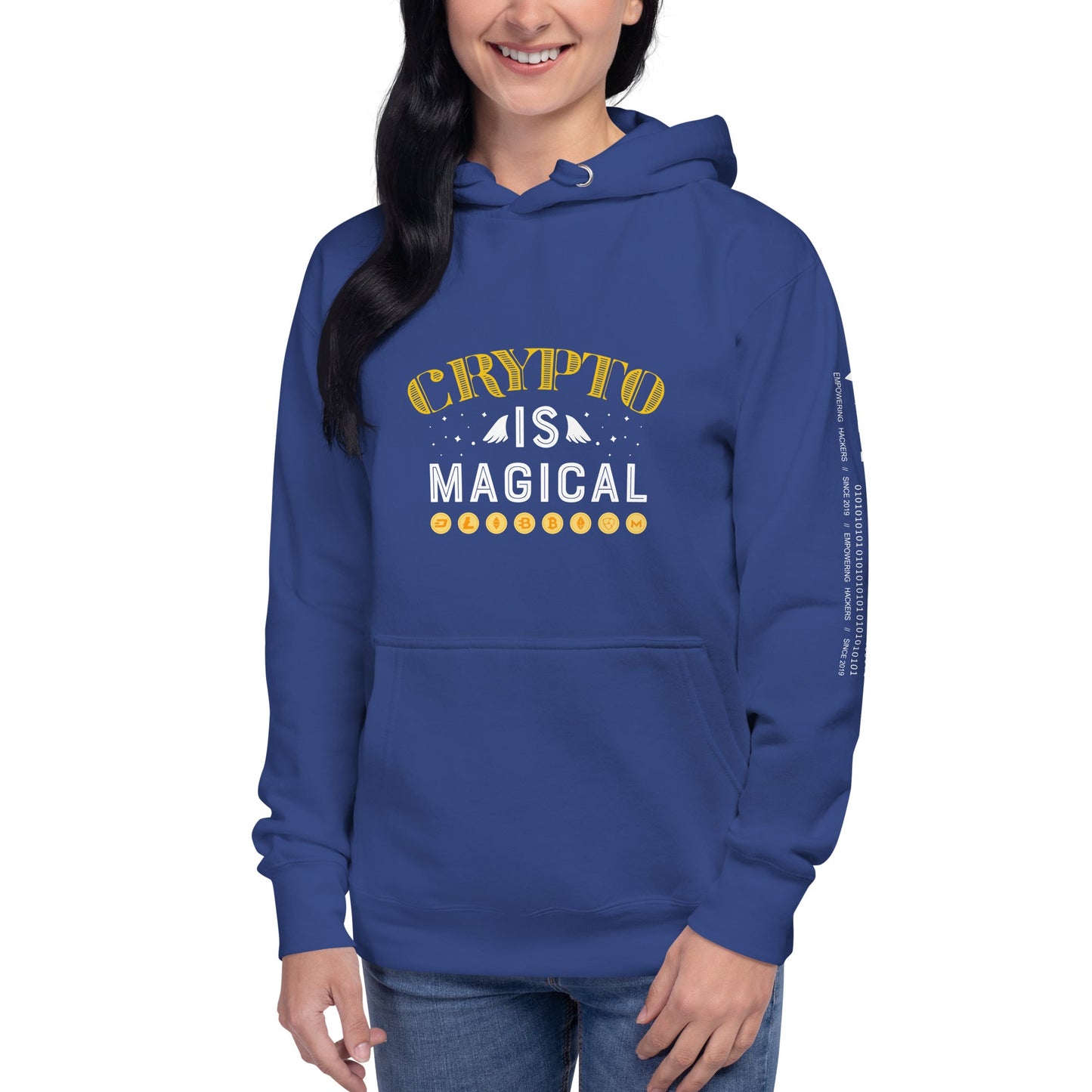 Crypto is Magical Unisex Hoodie by DarkByteGear