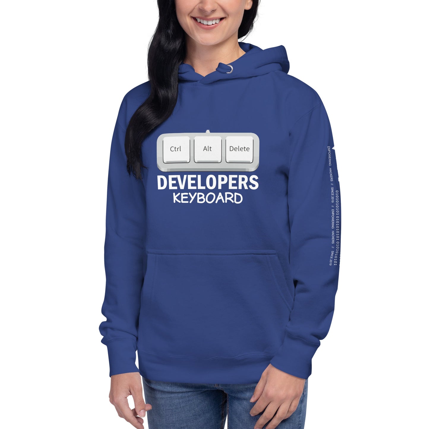 Ctrl+Alt+Del Developer Keyboard - Unisex Hoodie by DarkByteGear