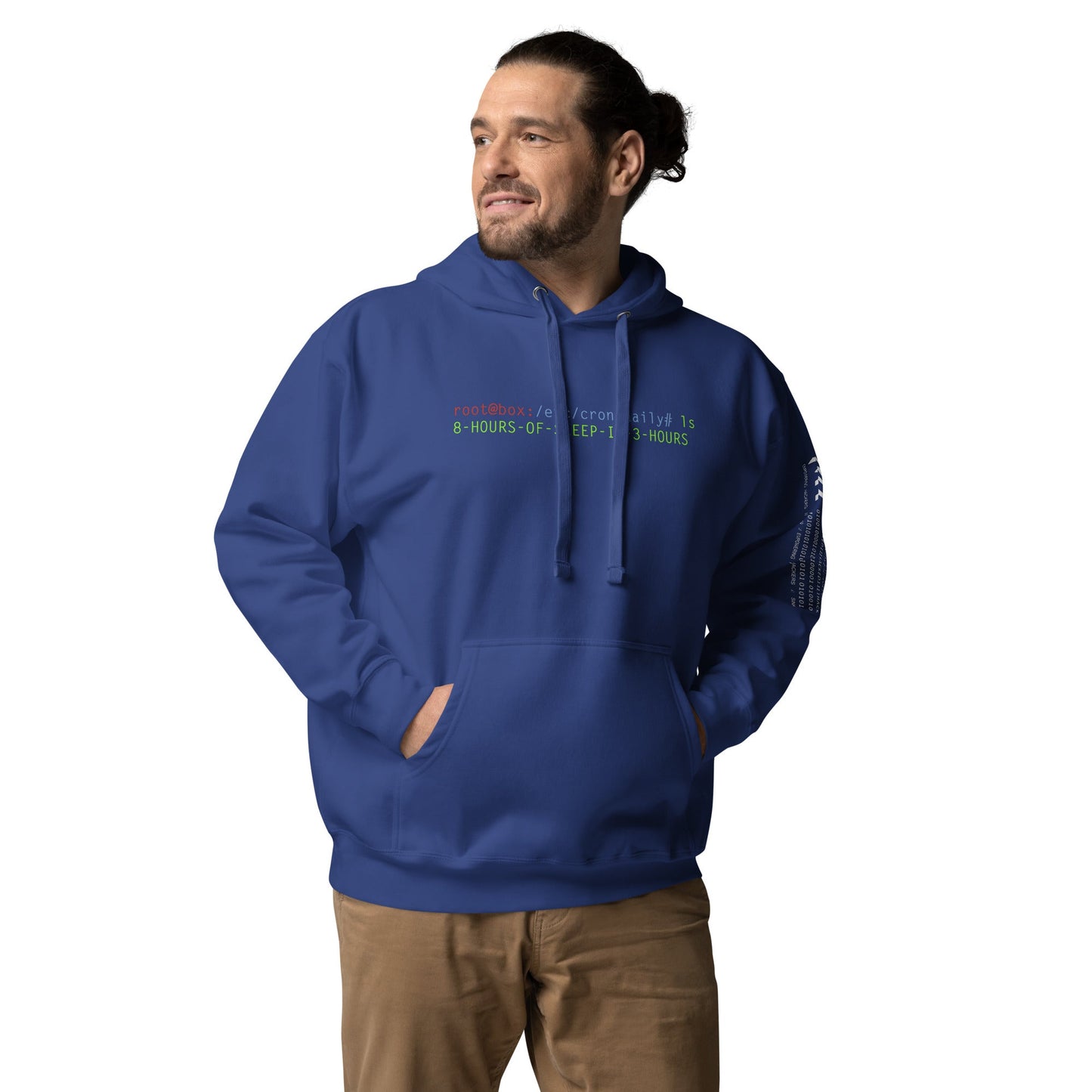 8 hours of sleep in 3 hours Unisex Hoodie by DarkByteGear
