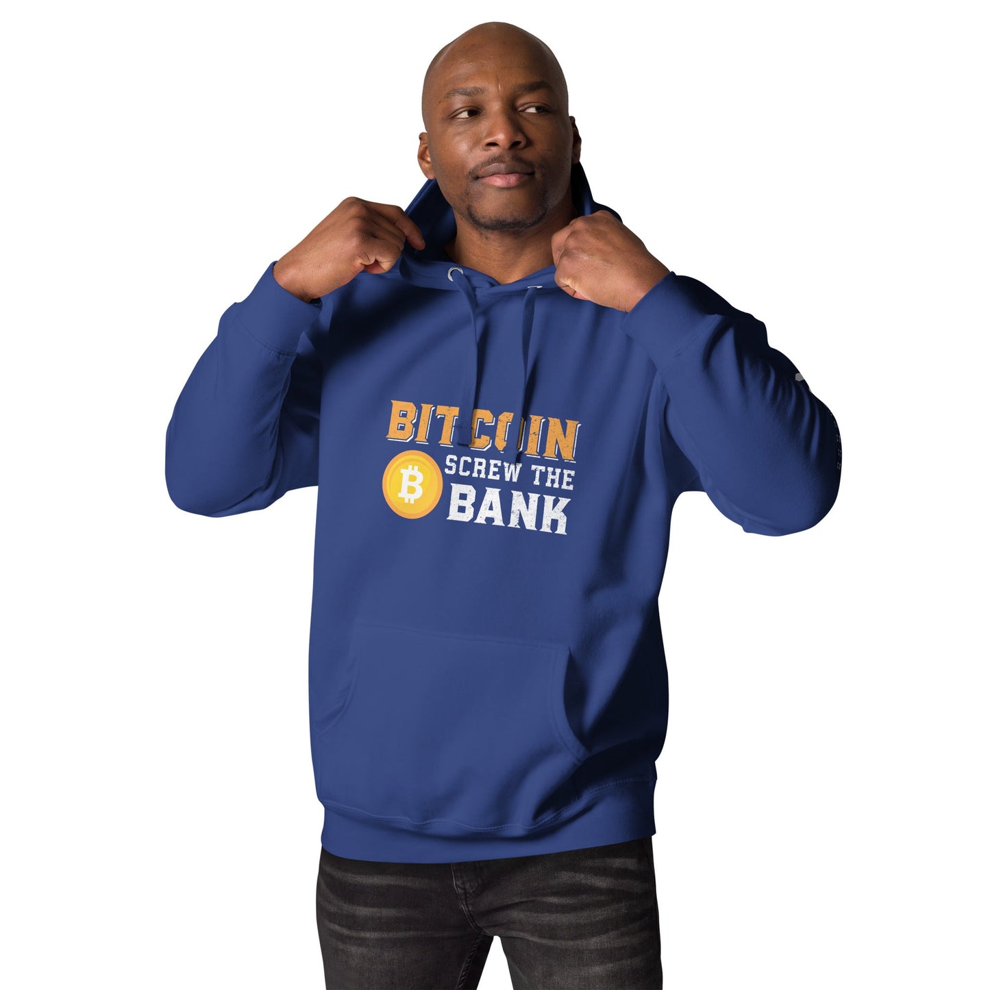 Bitcoin Screw the Bank - Unisex Hoodie by DarkByteGear