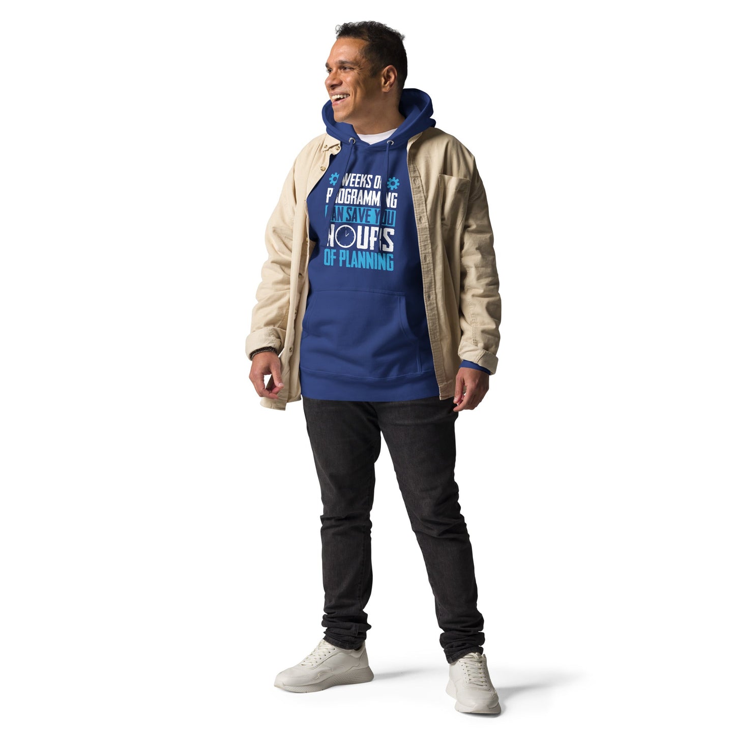 Weeks of Programming can save you Hours of Planning - Unisex Hoodie by DarkByteGear