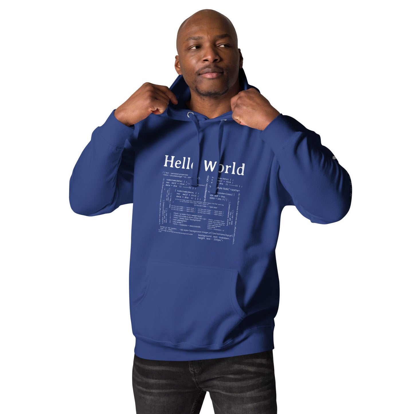Hello World Computer Programming - Unisex Hoodie by DarkByteGear