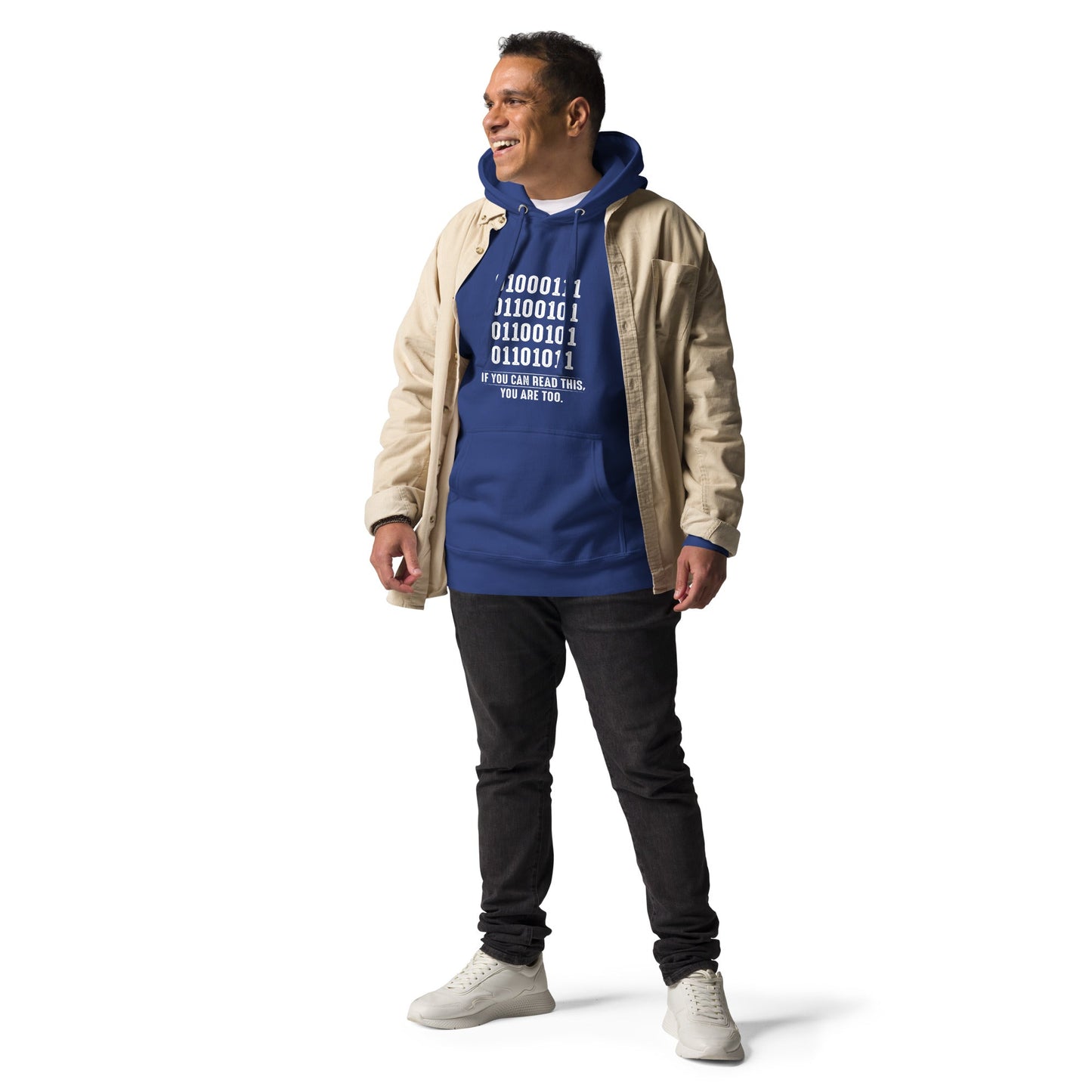 If you can read this, you are too - Unisex Hoodie by DarkByteGear