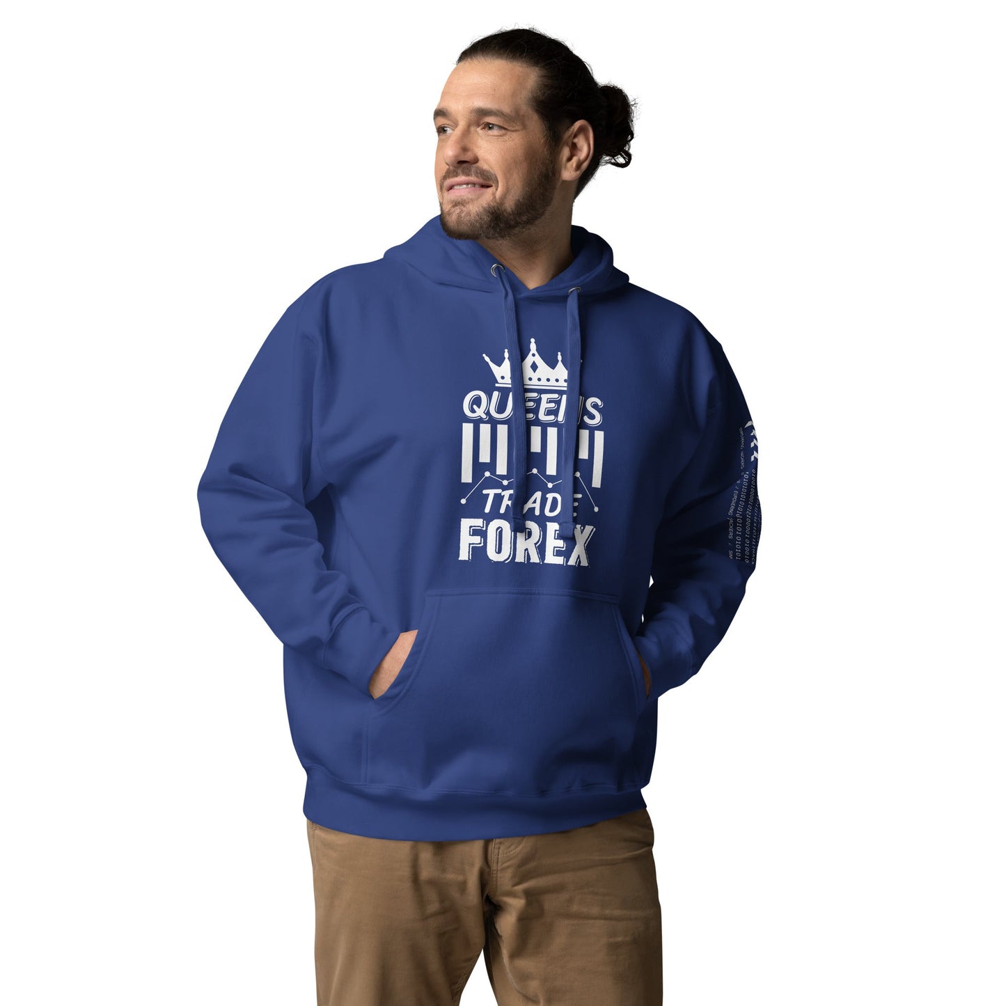 Queens Trade Forex - Unisex Hoodie by DarkByteGear