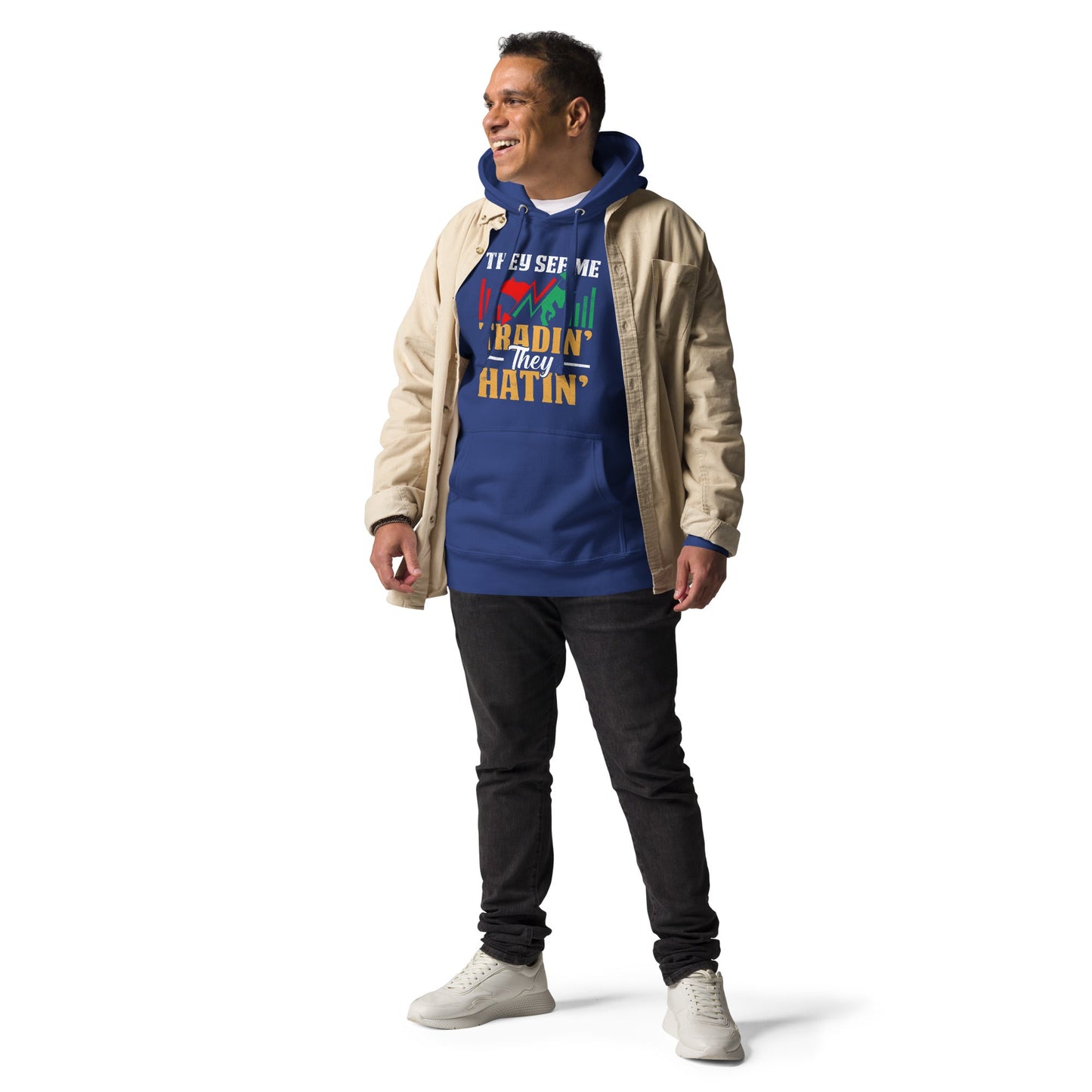 They See me Trading, they Hating - Unisex Hoodie by DarkByteGear
