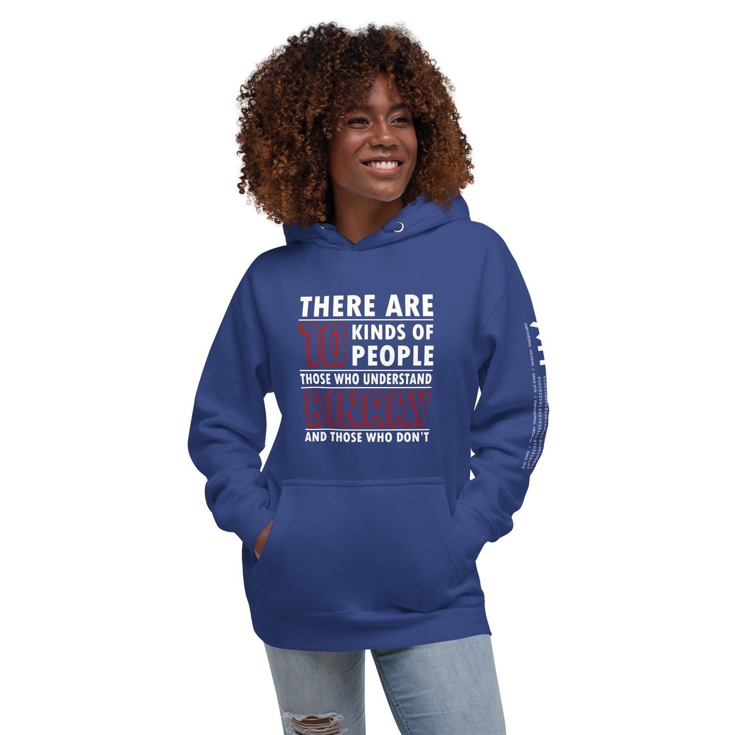 There are 10 kinds of People - Unisex Hoodie by DarkByteGear
