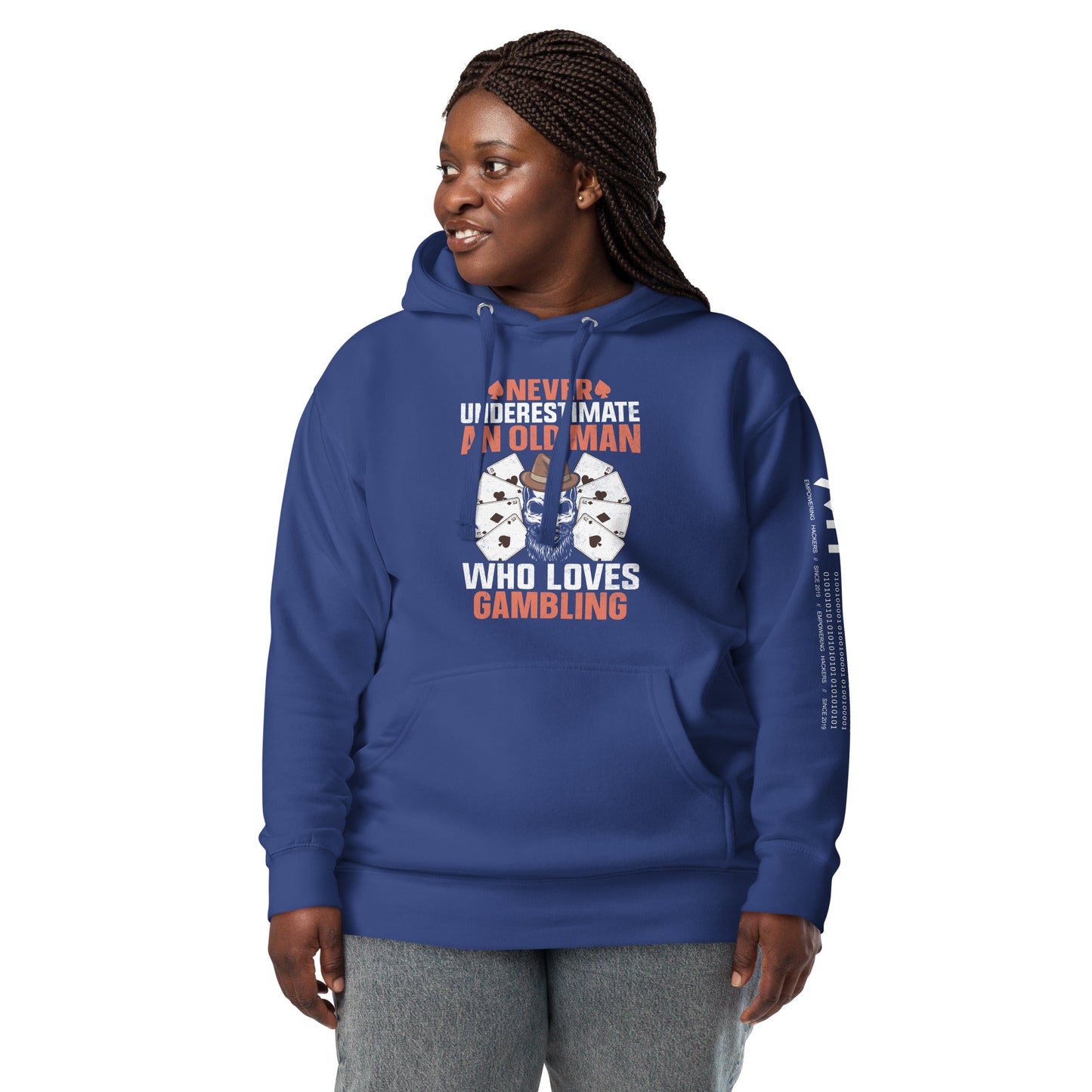 Never Underestimate an old man who Loves gambling - Unisex Hoodie by DarkByteGear