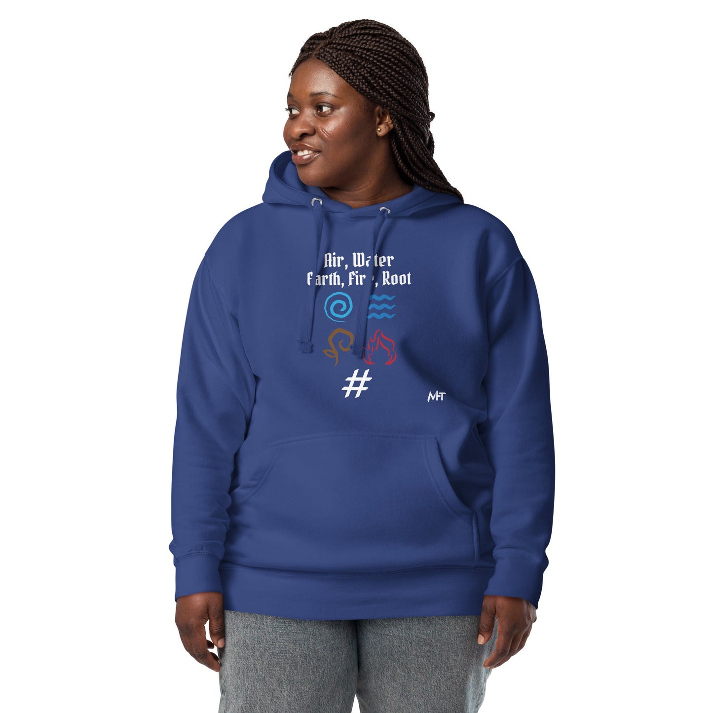 Air, Water, Earth, Fire, Root - Unisex Hoodie by DarkByteGear
