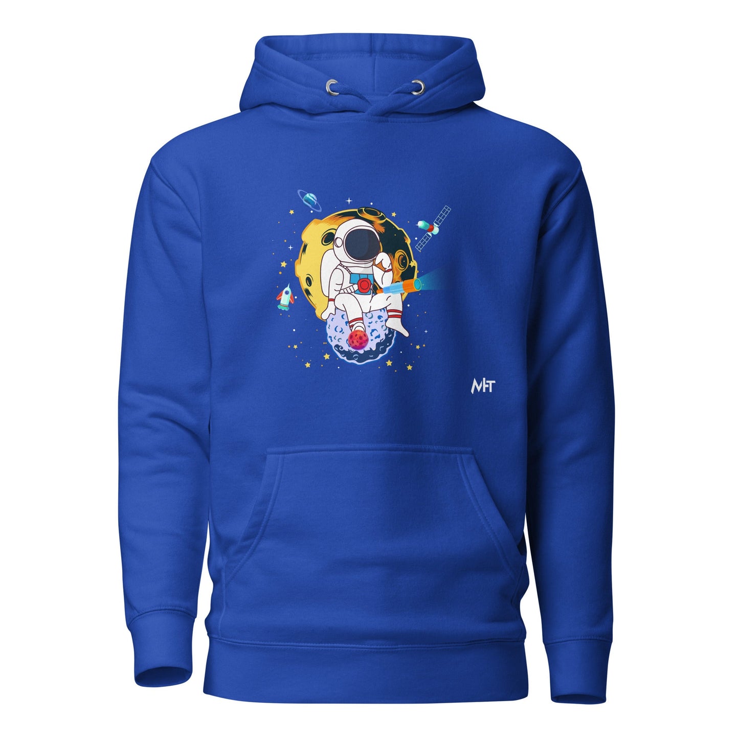 Astranaut catching stars - Unisex Hoodie by DarkByteGear
